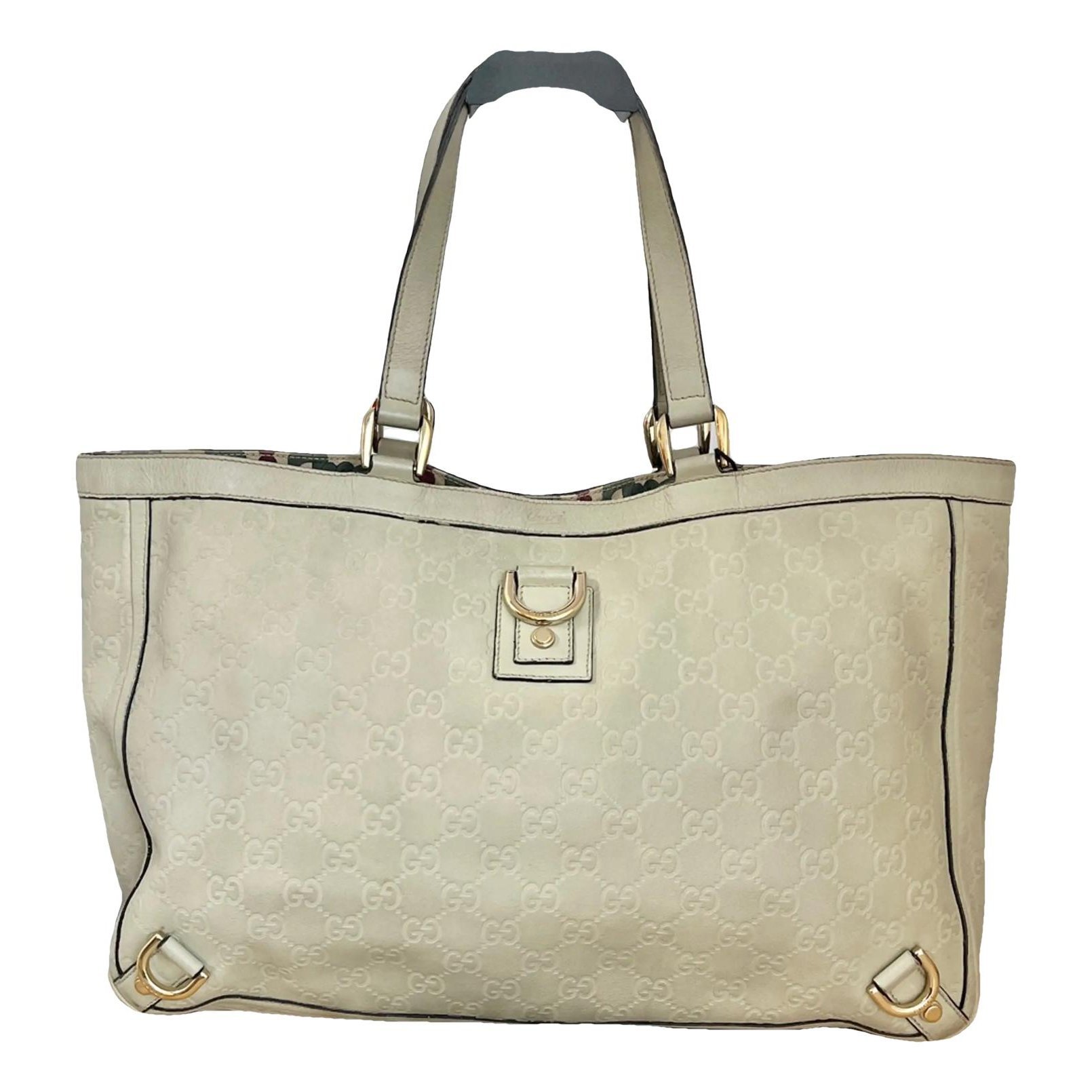 D-Ring leather handbag