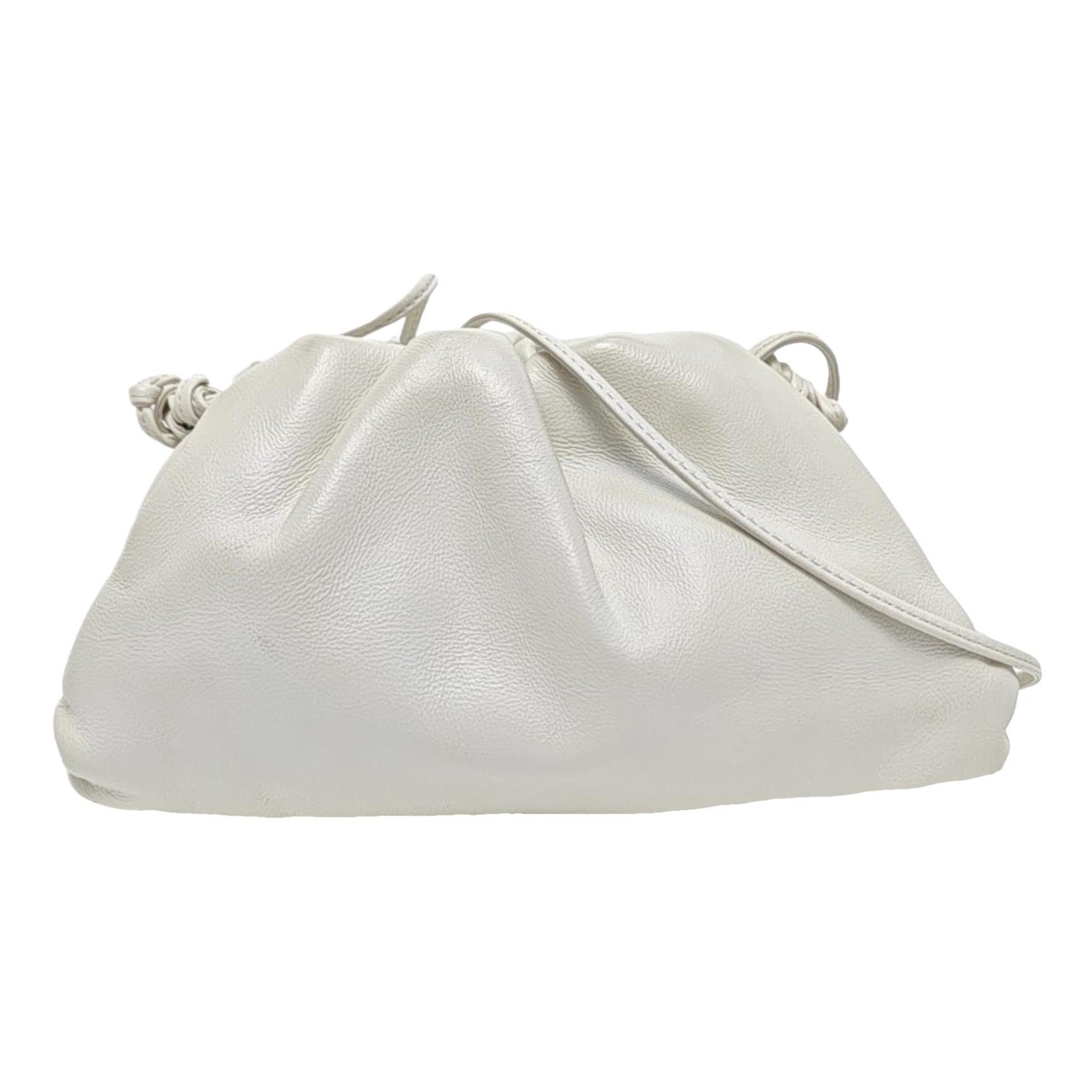 Pouch leather crossbody bag