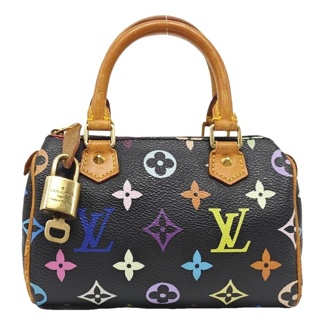 Louis Vuitton Nano Speedy / Mini HL leather handbag
