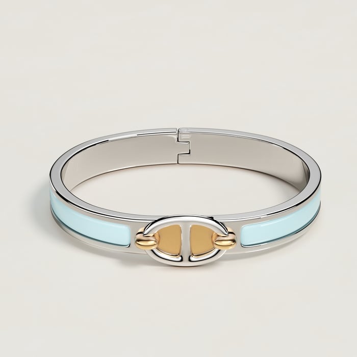 Bleu Polaire Mini Clic Chaine d'Ancre Bracelet