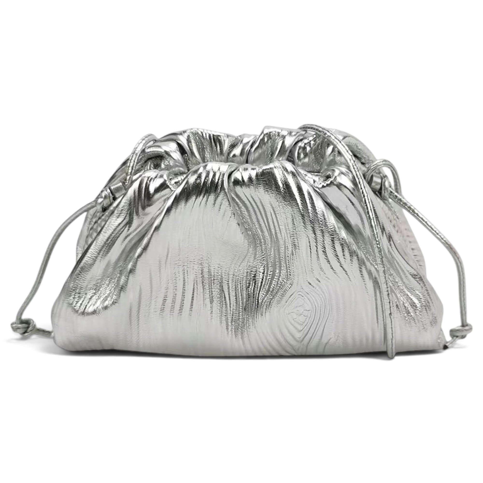 Pouch leather crossbody bag
