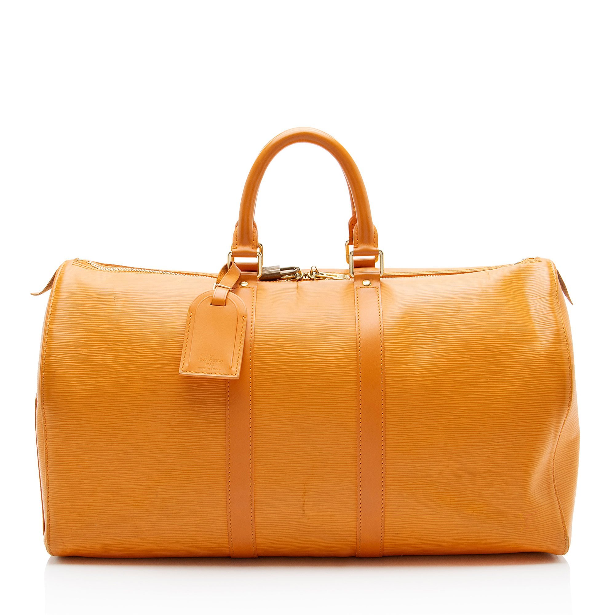 Keepall leather 48h bag