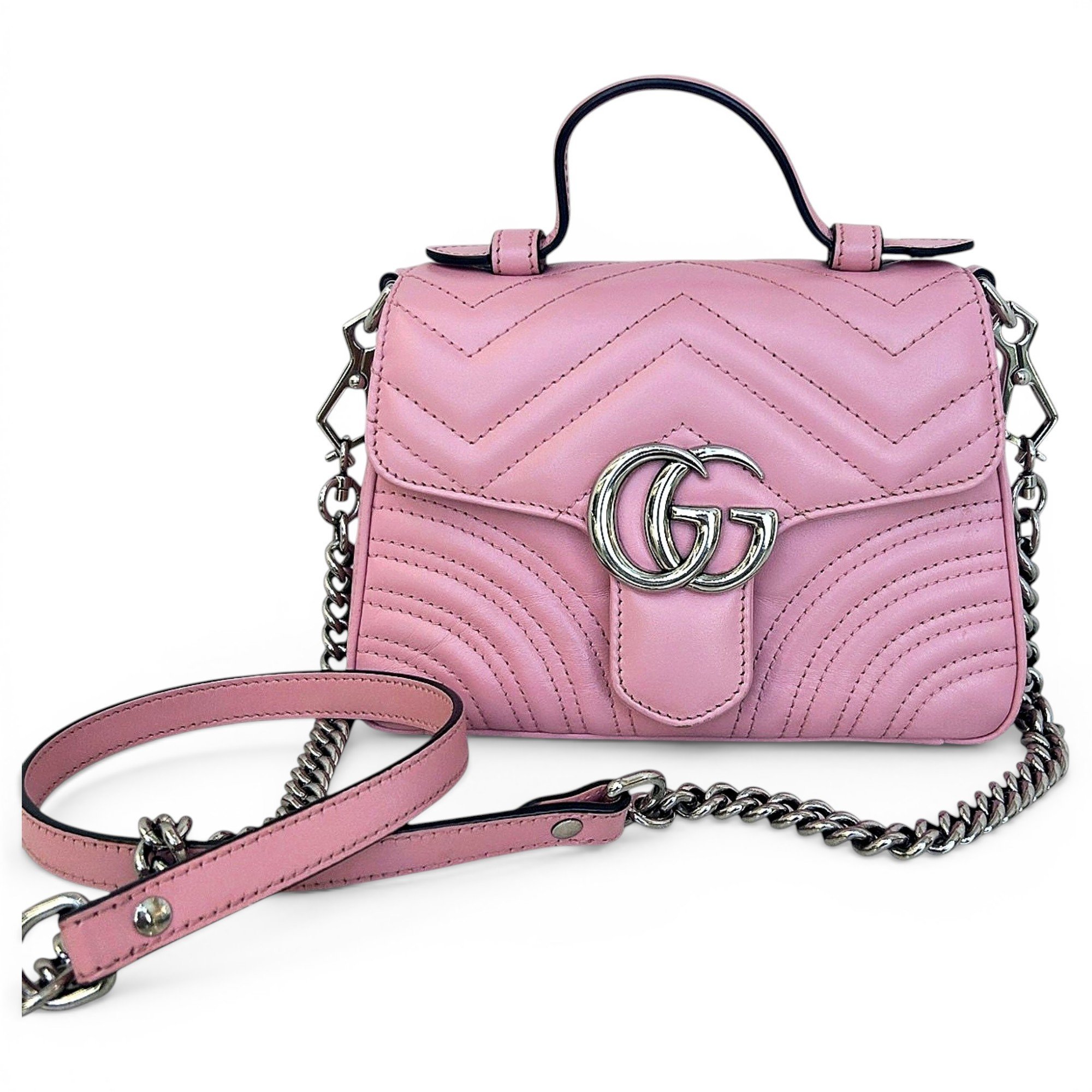 GG Marmont Flap leather handbag