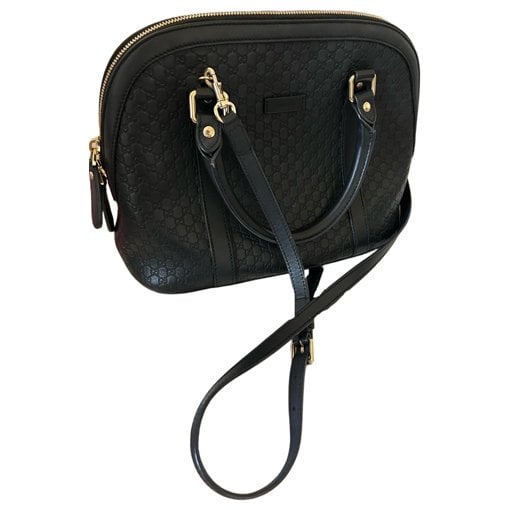 Dôme leather handbag