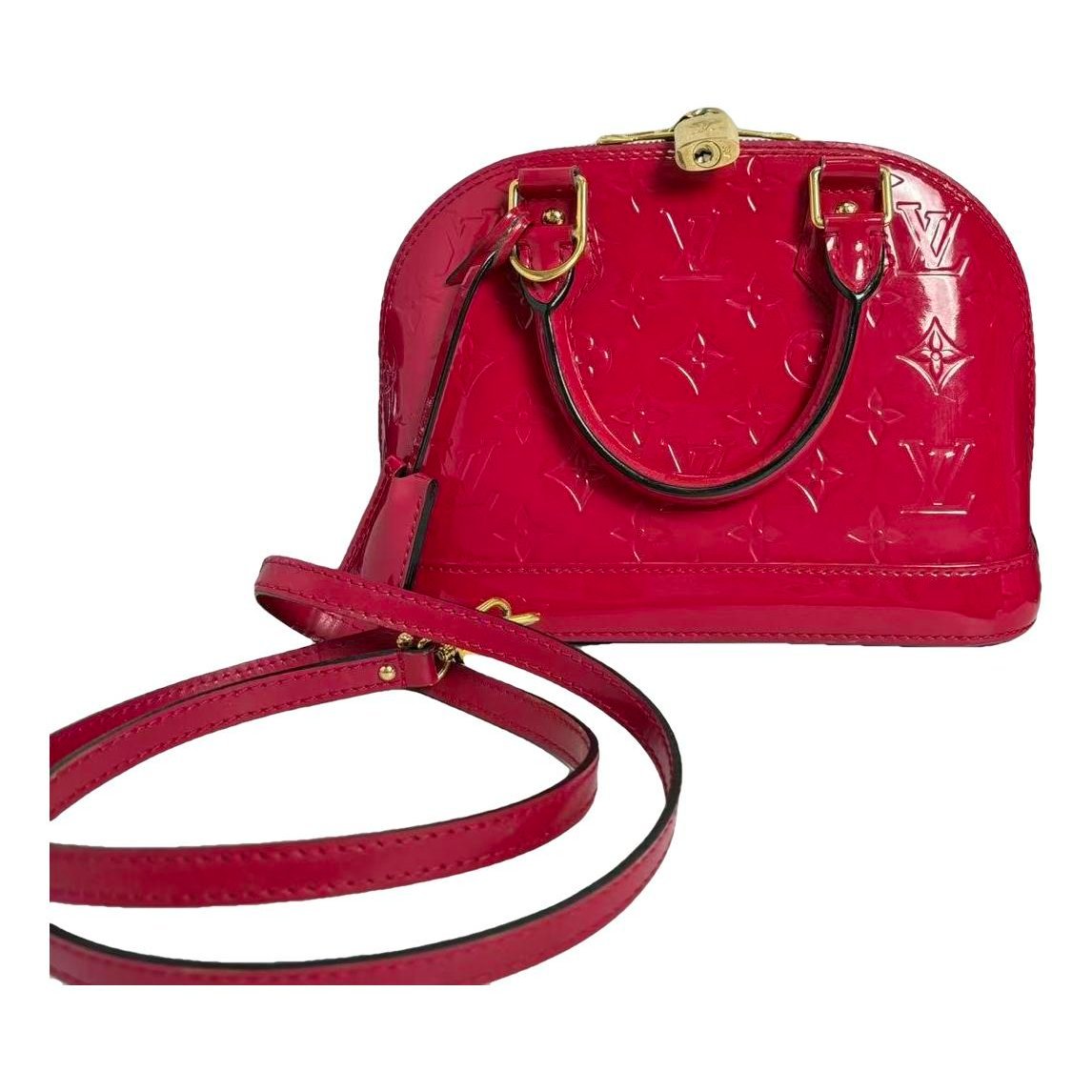 Alma patent leather handbag