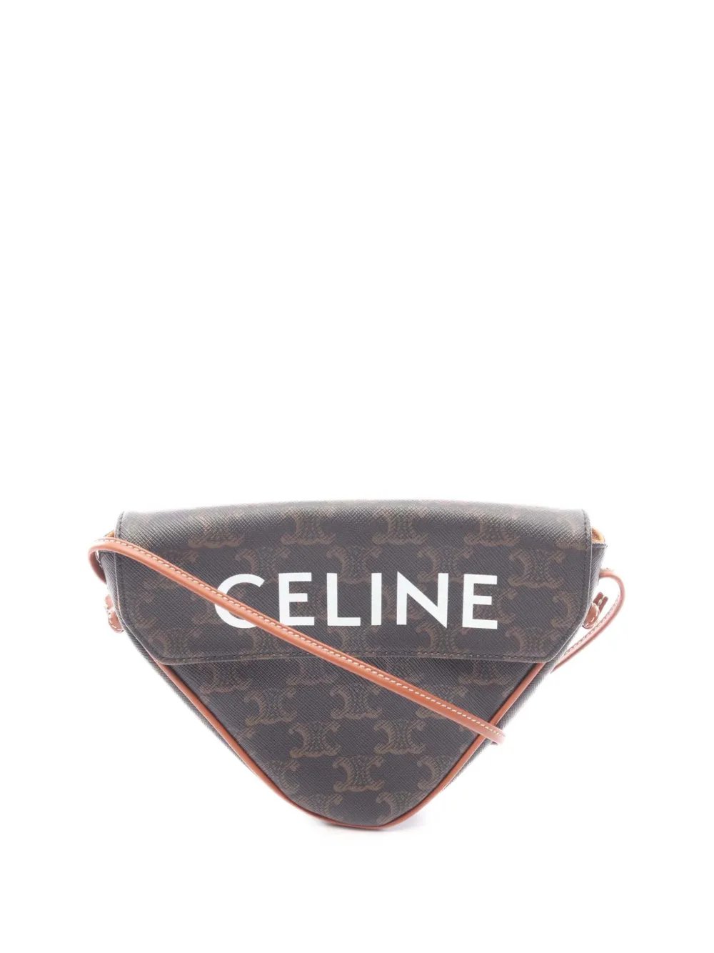 2010-2026 Triomphe Coated Canvas Logo Triangle crossbody bag