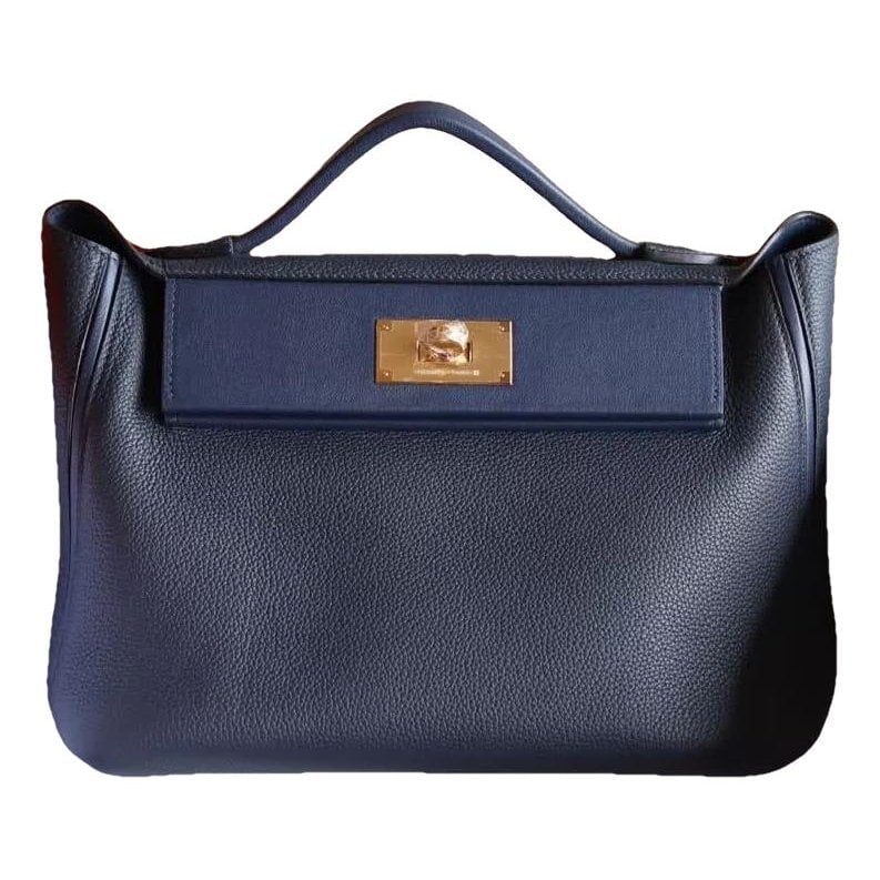 Hermes 24/24 Handbag Gold Togo Leather