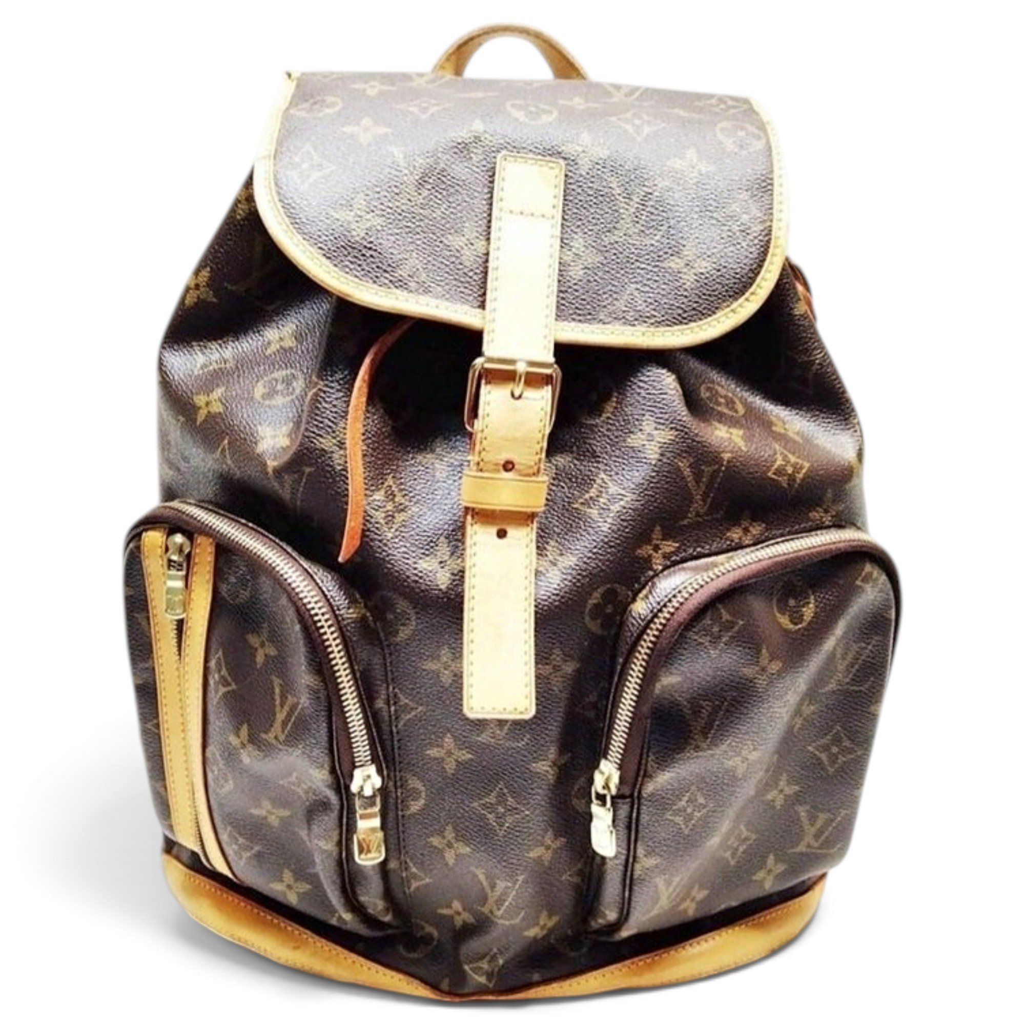 Leather backpack