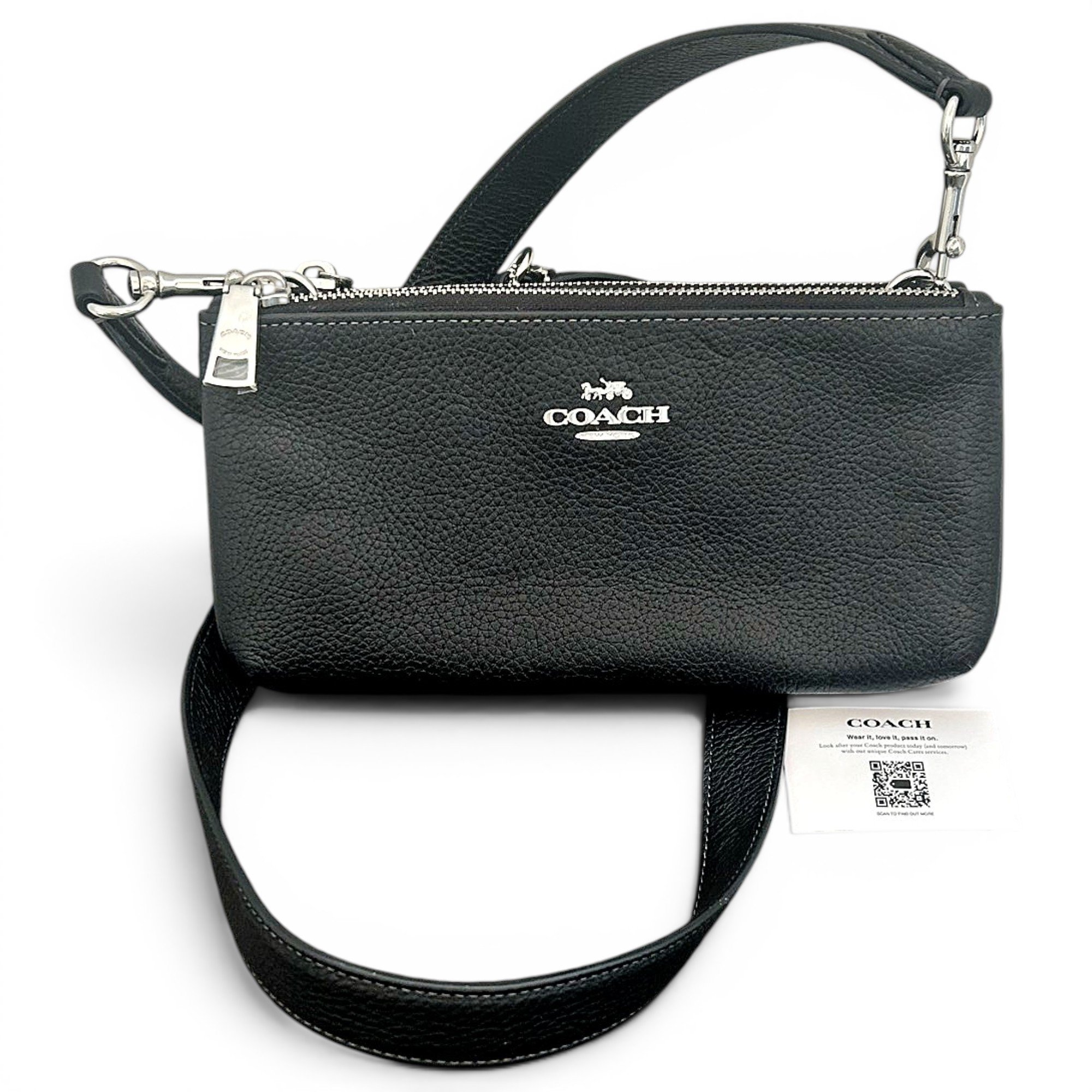 Leather crossbody bag