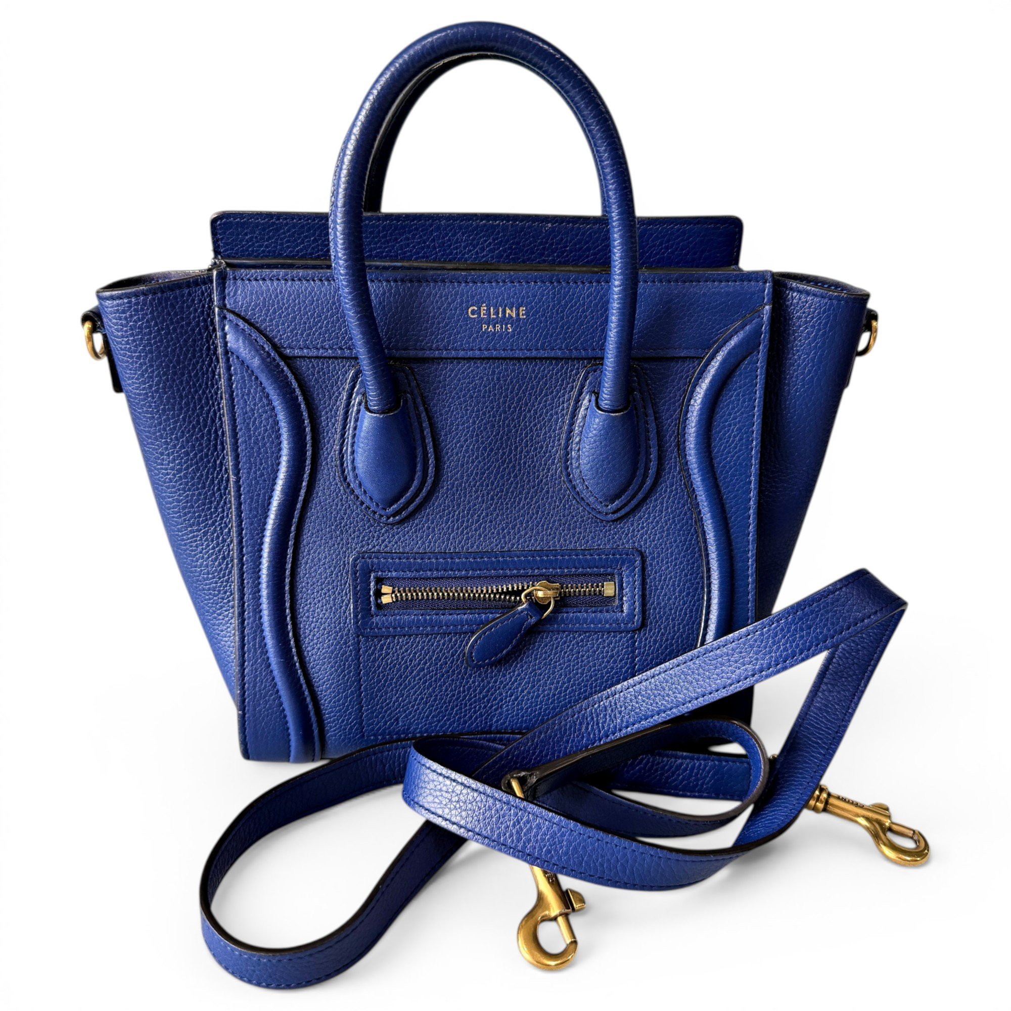 Nano Luggage leather handbag