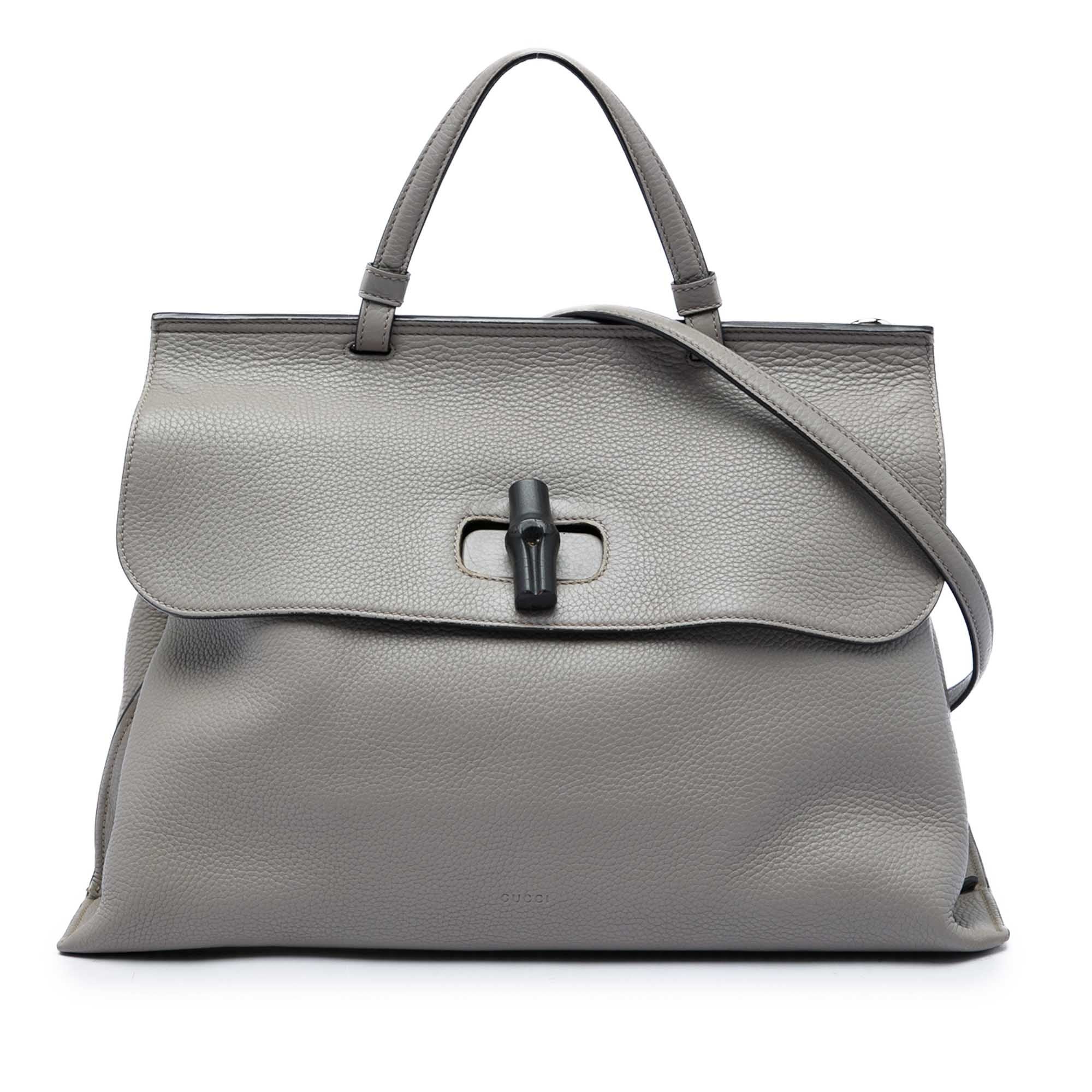Bamboo leather satchel