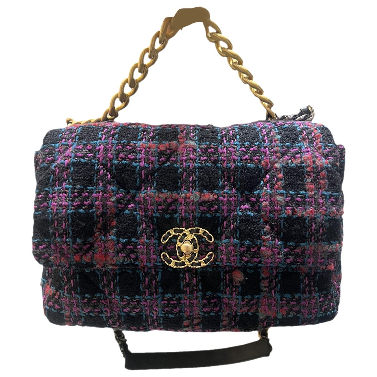 Chanel 19 tweed crossbody bag