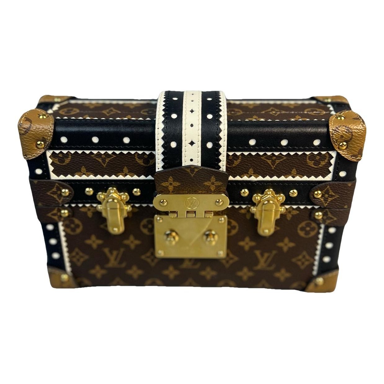 Petite Malle leather handbag