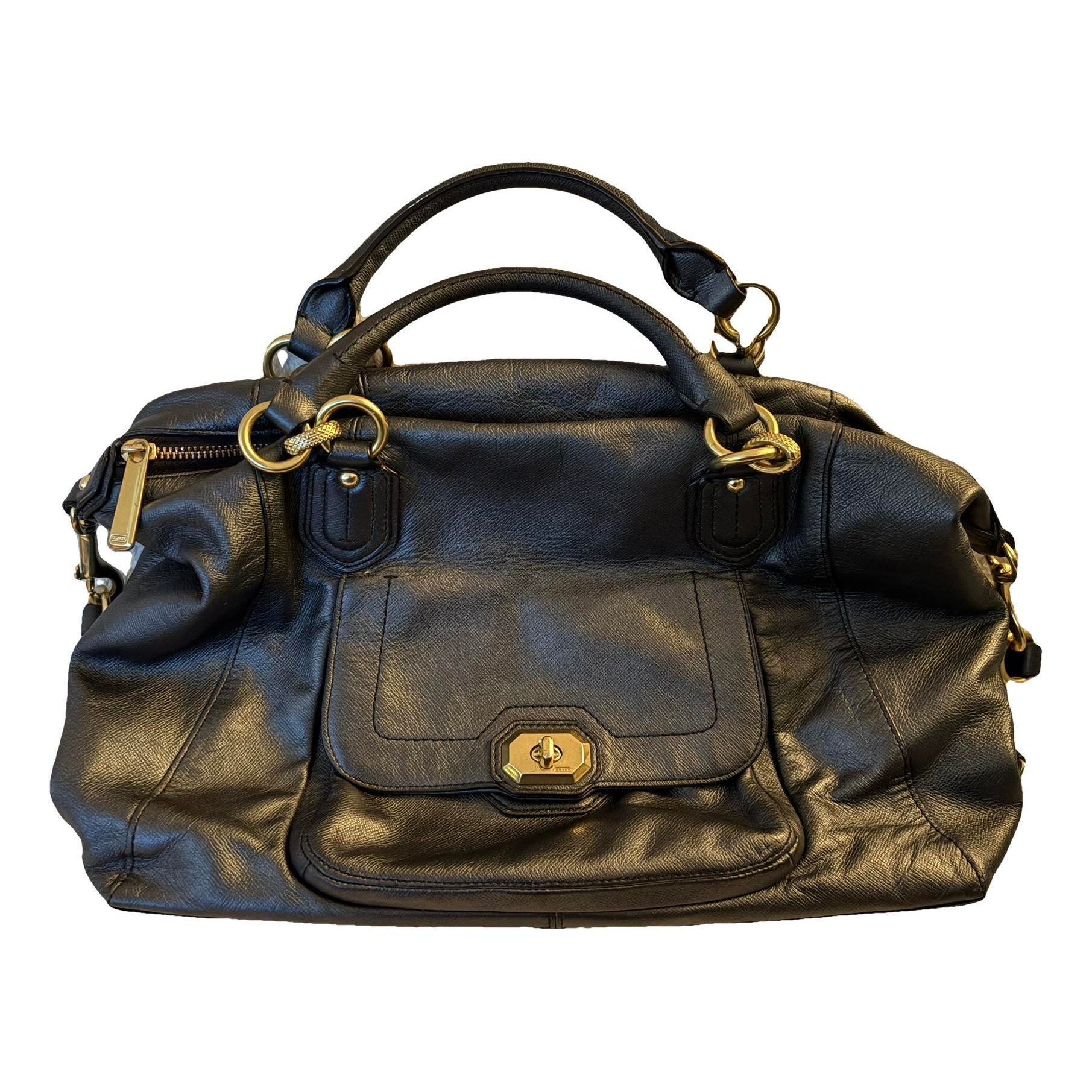 Leather handbag