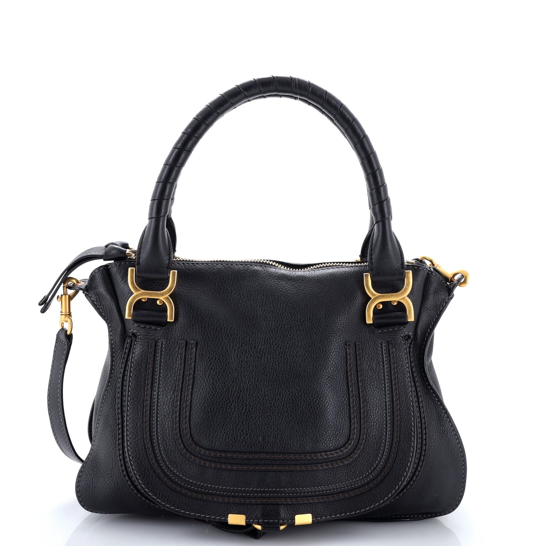 Marcie Satchel Leather Medium