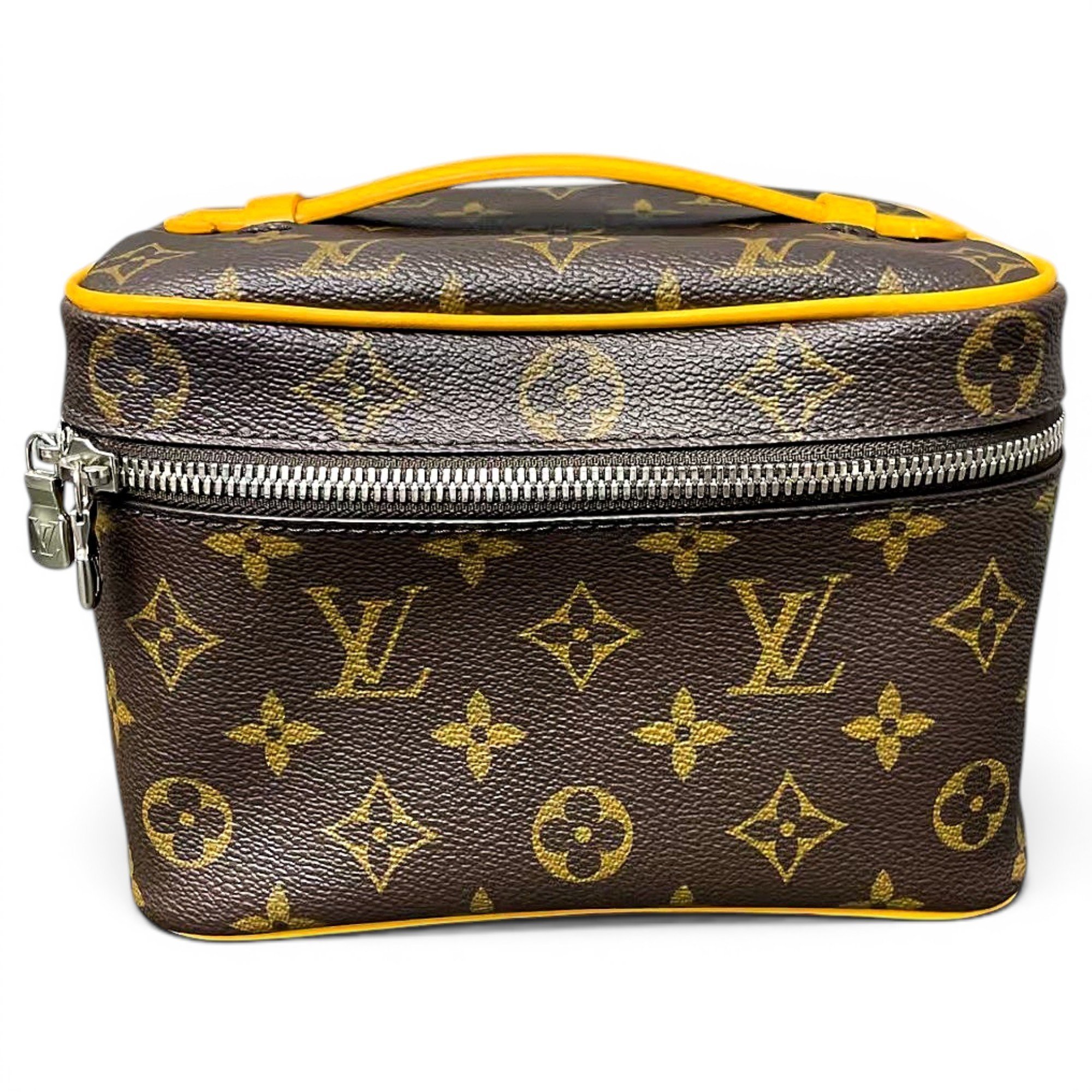 Vanity leather handbag