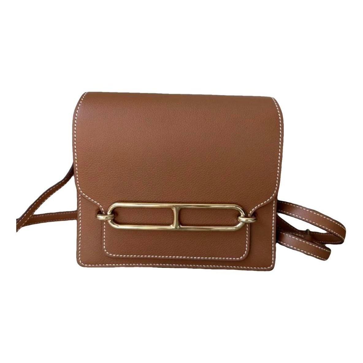 Hermes Roulis Mini Handbag Evercolor Leather