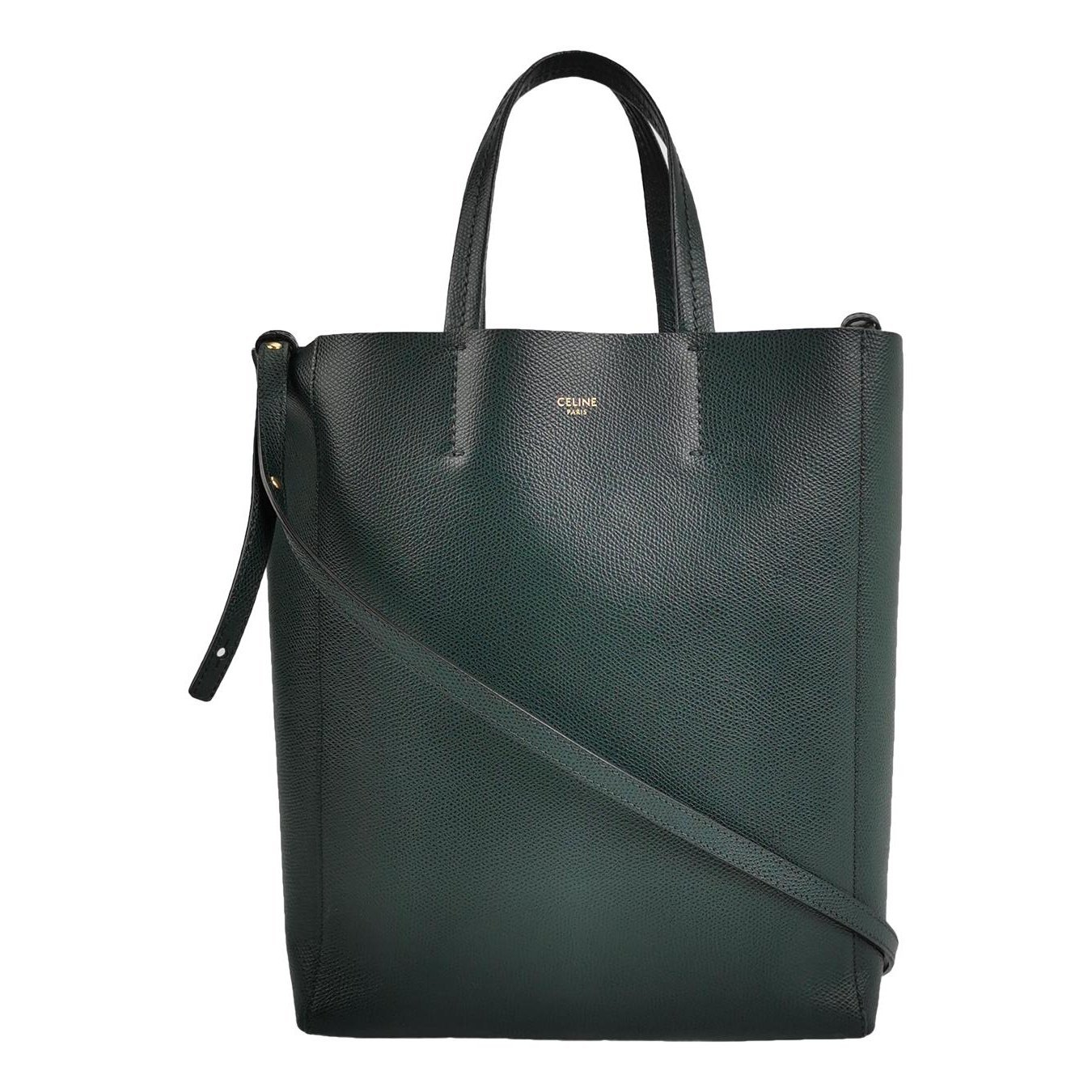 Cabas Vertical leather tote