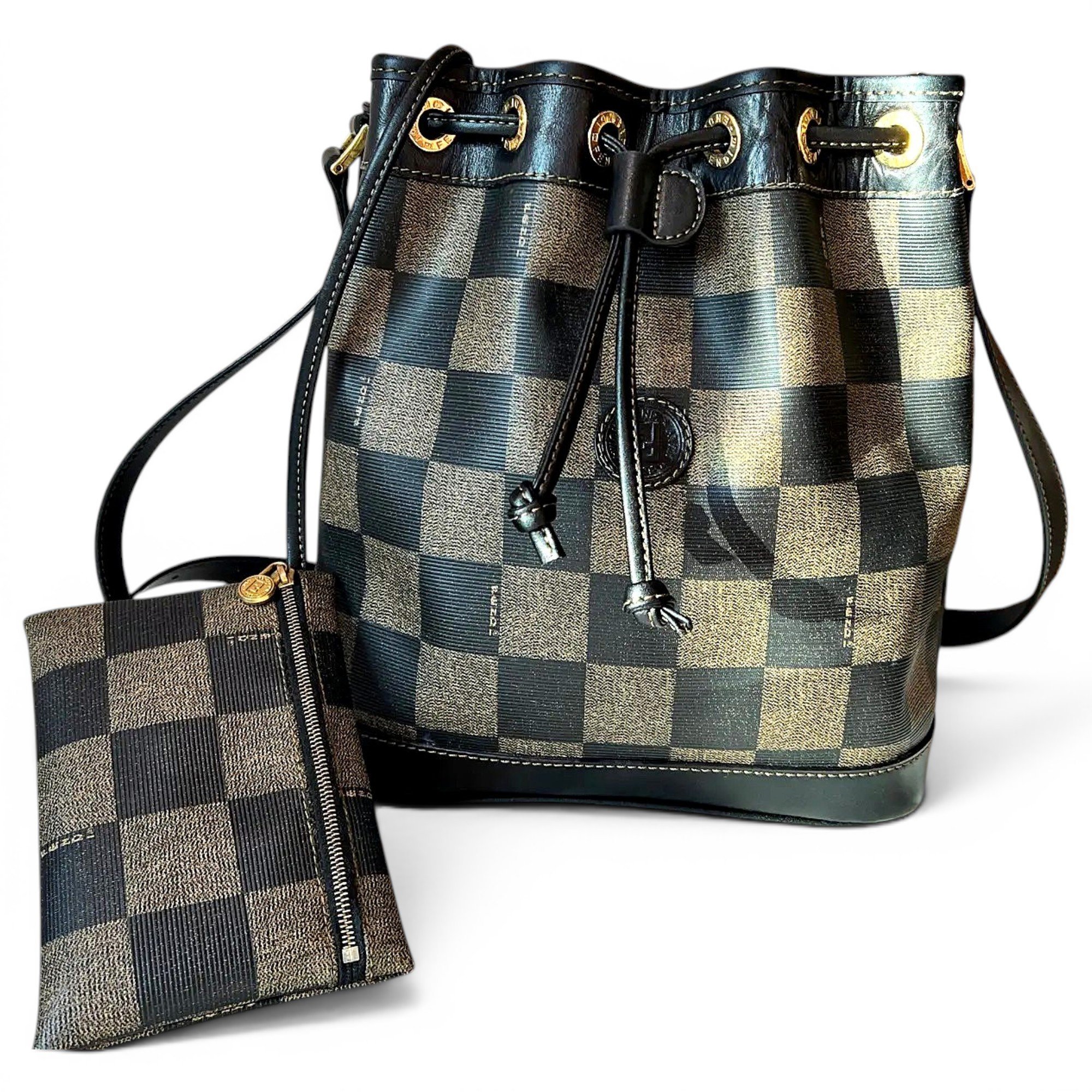 Vinyl crossbody bag