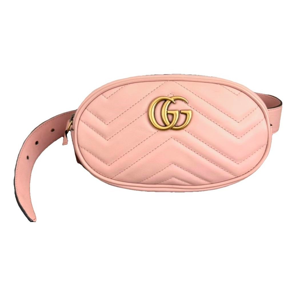 GG Marmont Oval leather handbag