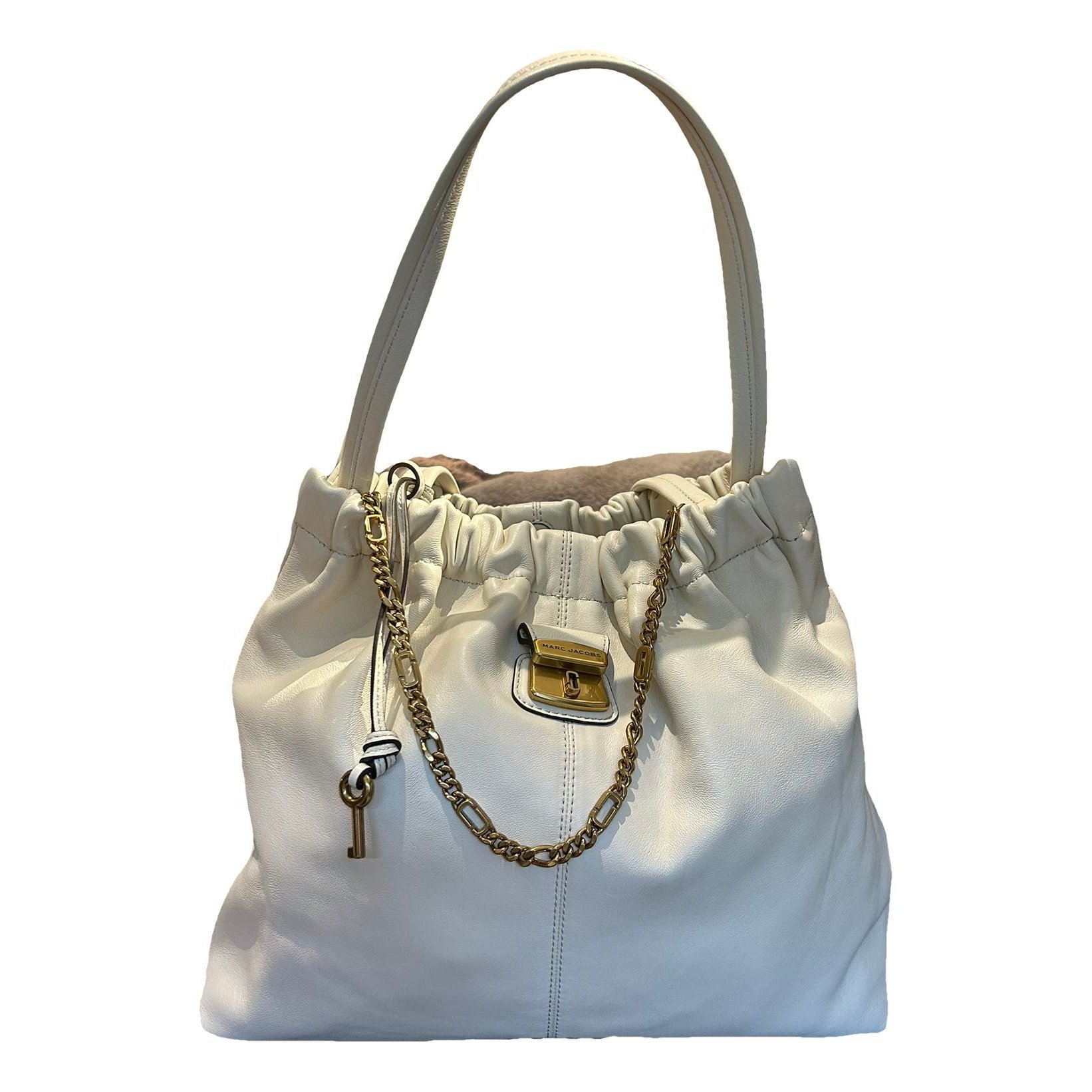 Leather tote