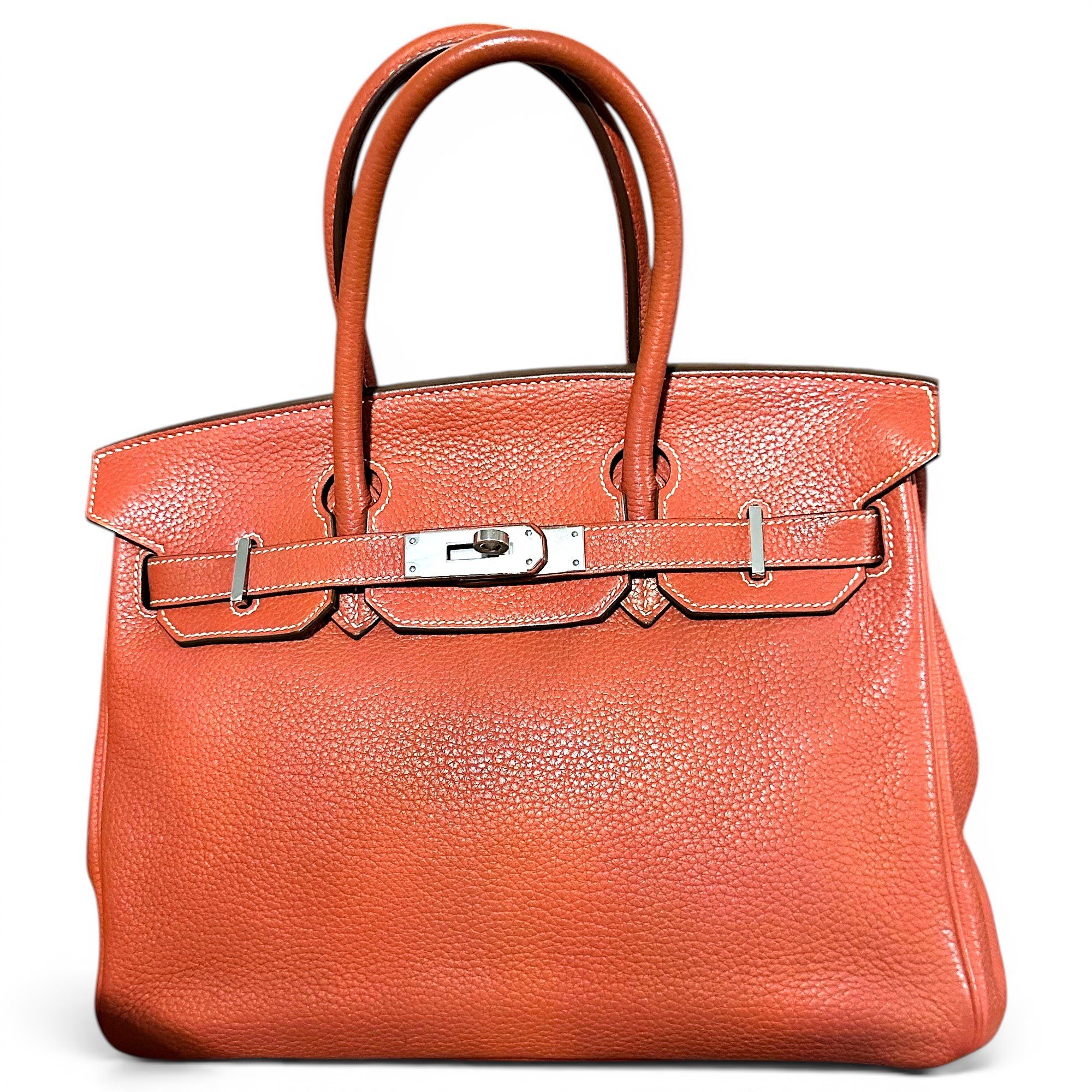 Birkin 30 leather handbag