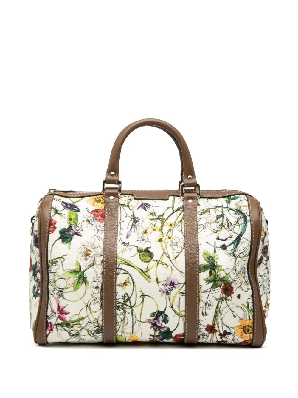 2000-2015 Medium Canvas Flora Joy Boston Bag satchel