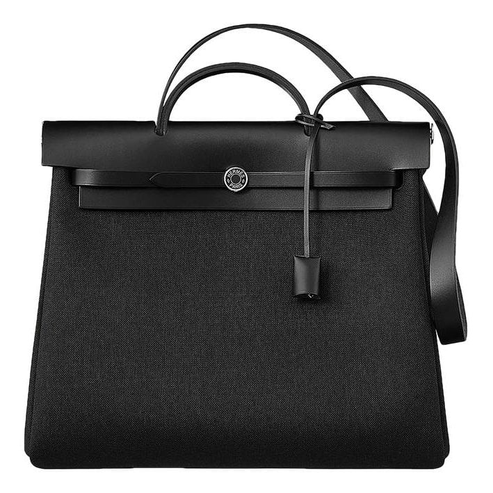 Hermes Herbag leather handbag