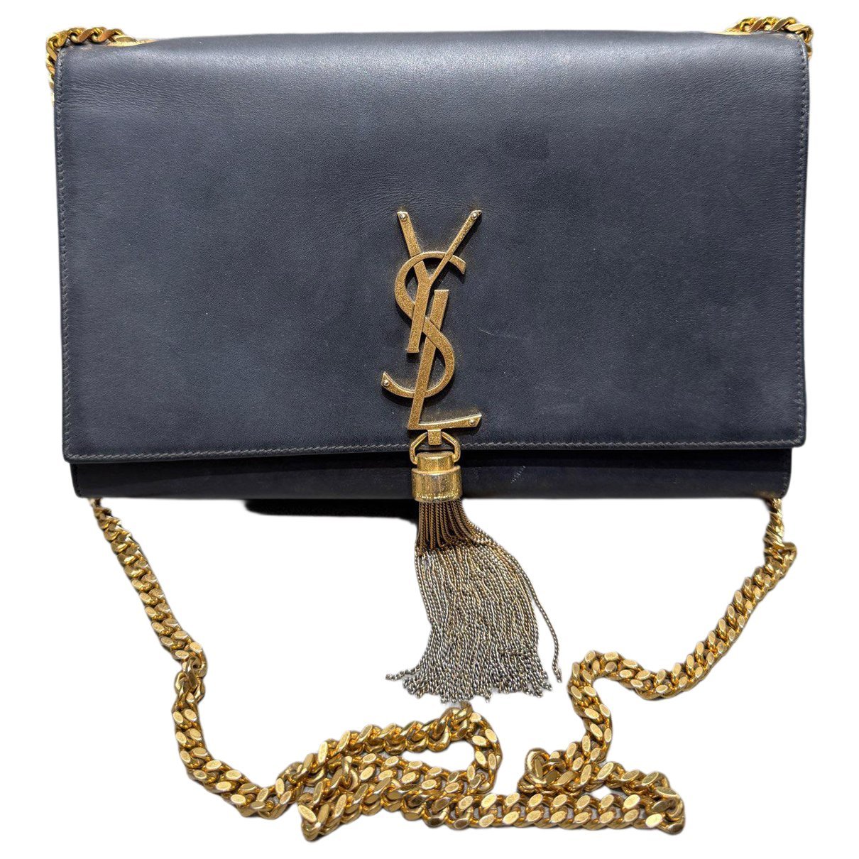 Saint Laurent Pompom Kate leather handbag