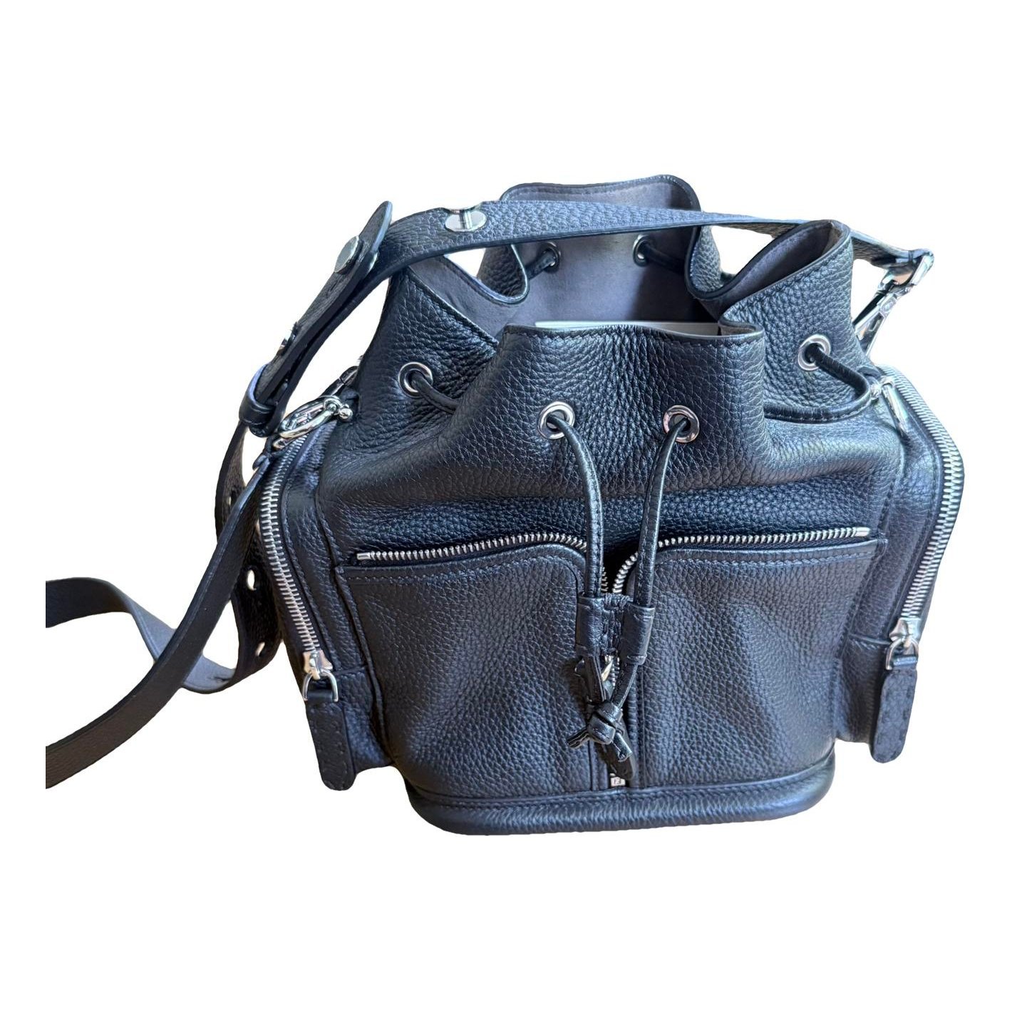 Mon Trésor leather crossbody bag