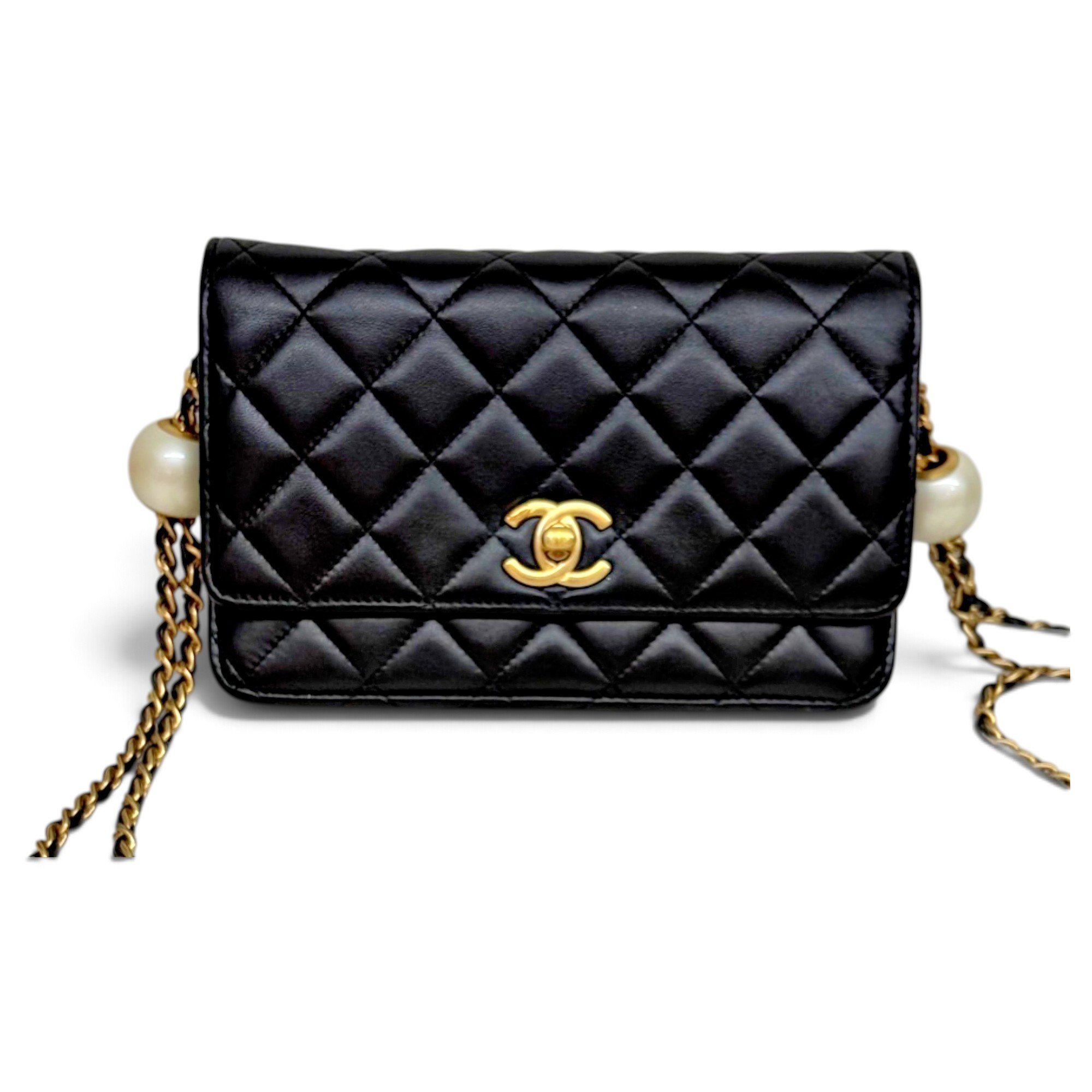 Wallet On Chain Timeless/Classique leather crossbody bag