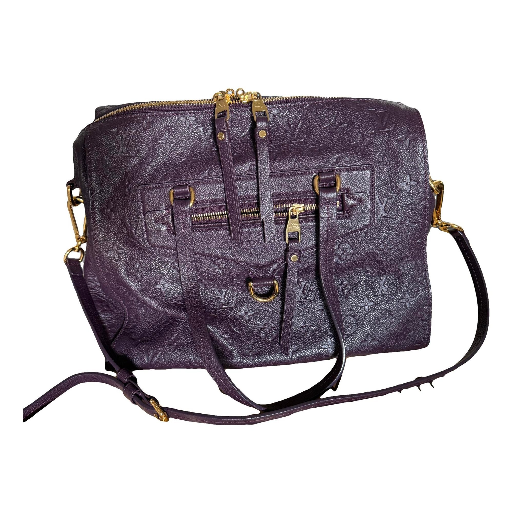 Lumineuse leather handbag