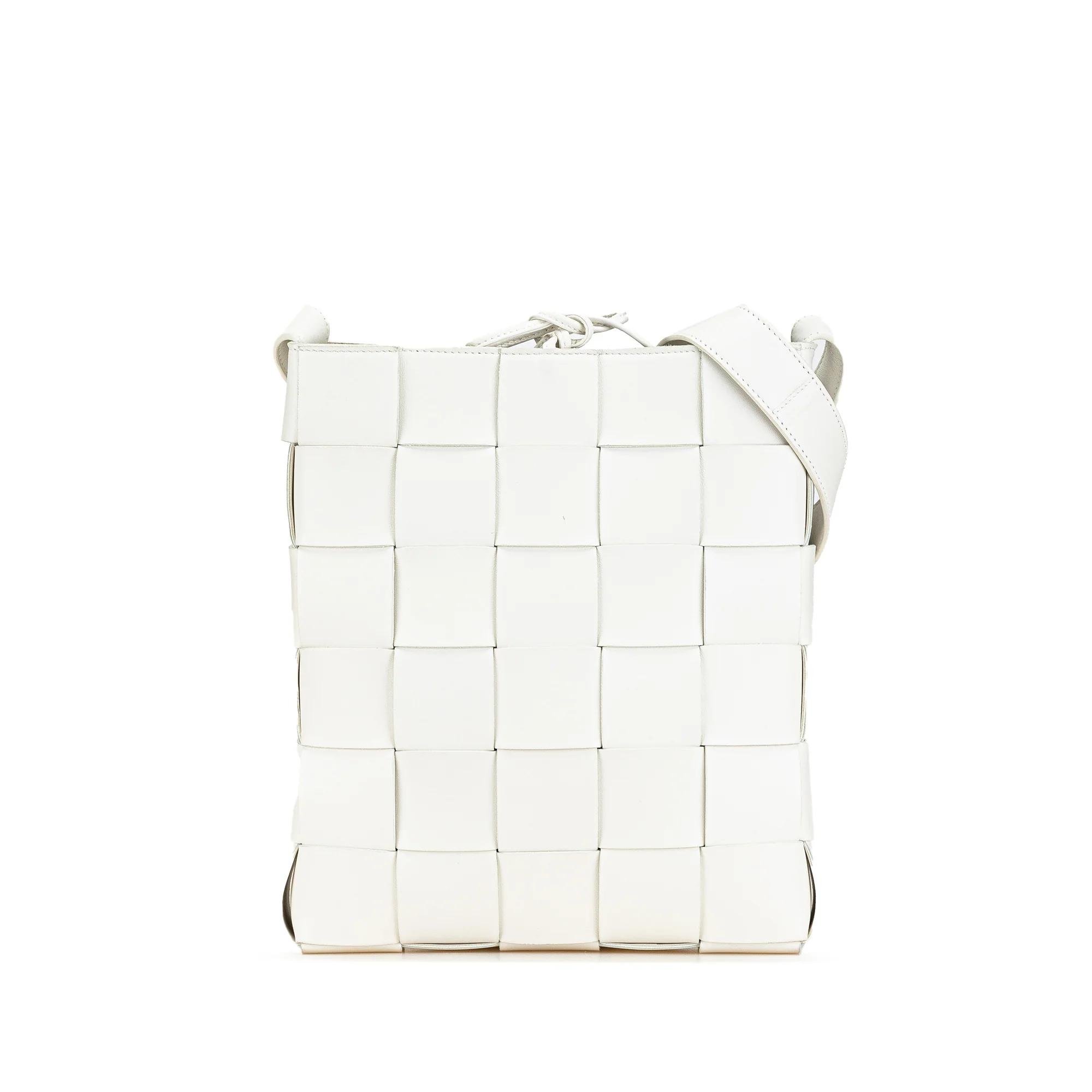 Cassette leather handbag
