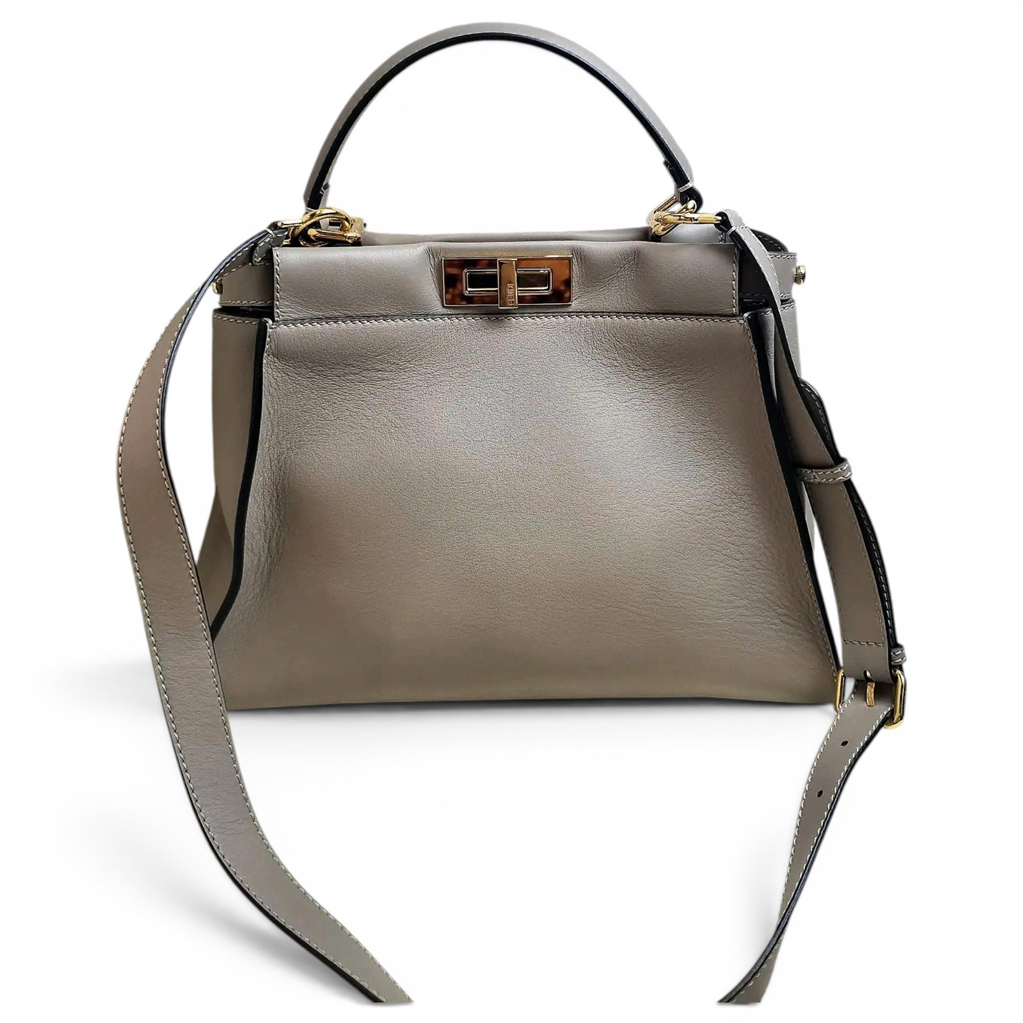 Peekaboo leather crossbody bag