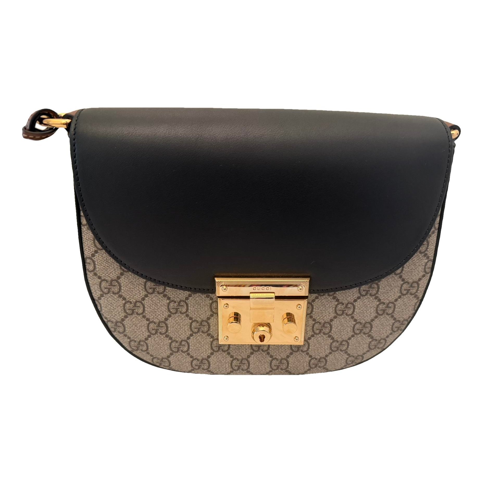 Padlock cloth crossbody bag