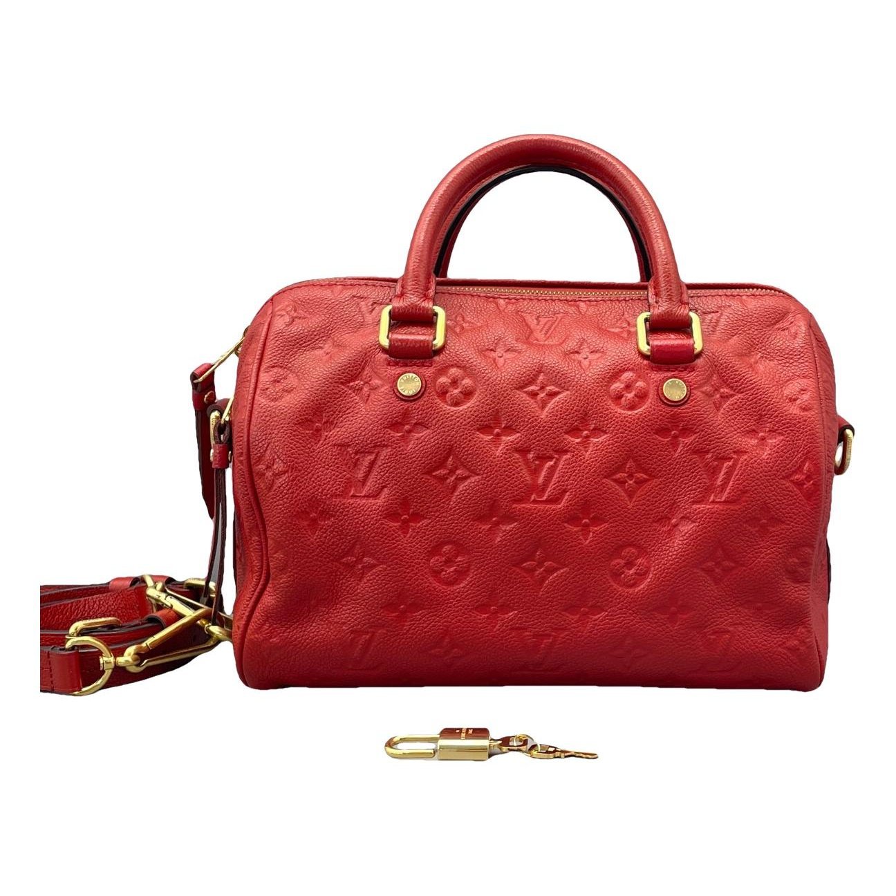 Speedy leather handbag