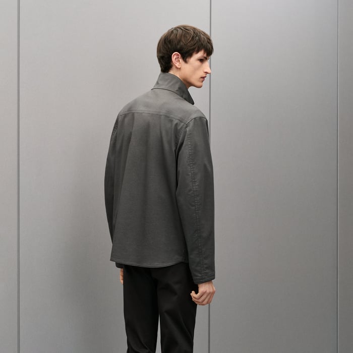 Gris Brûlé "Neo Pique" Overshirt
