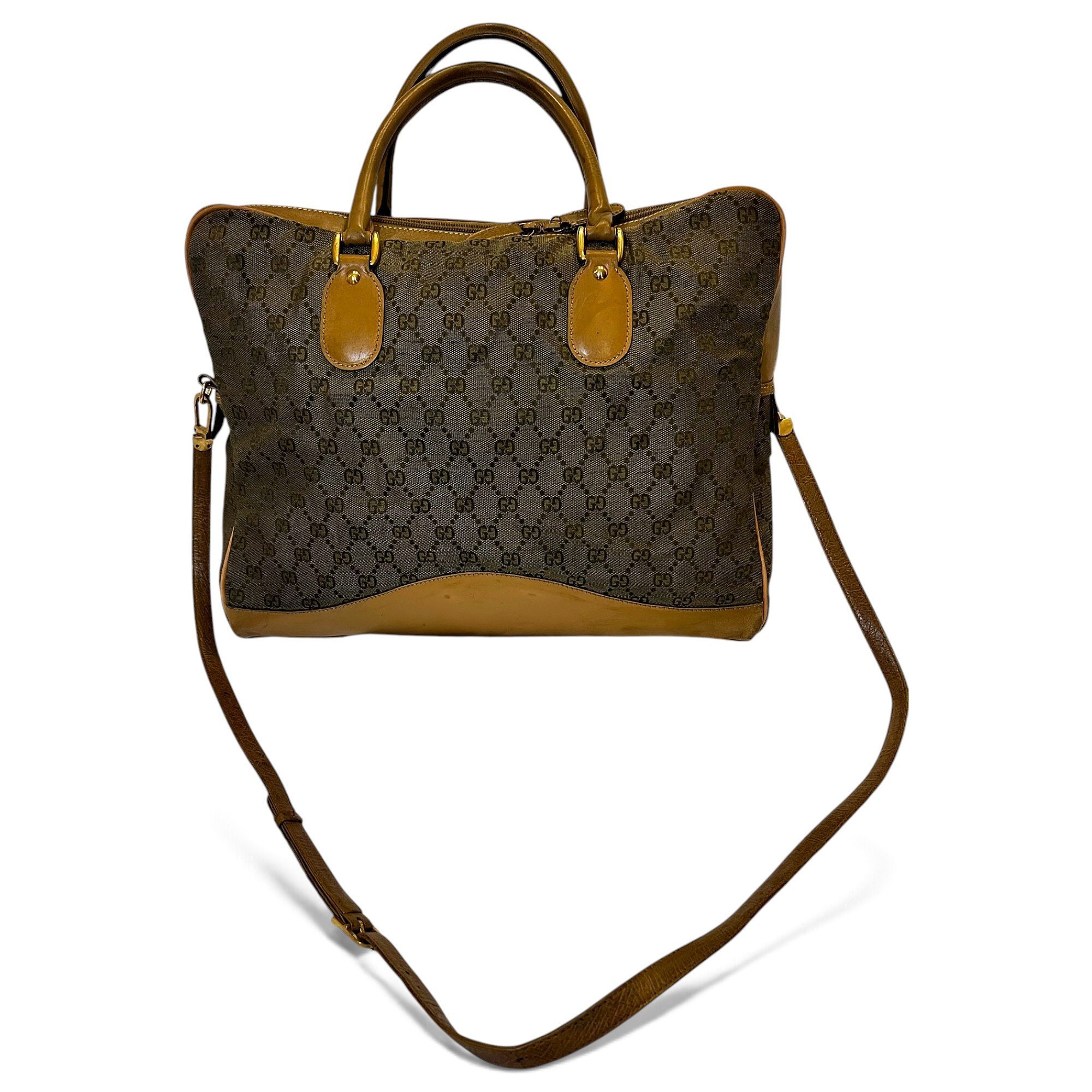 Boston leather bag