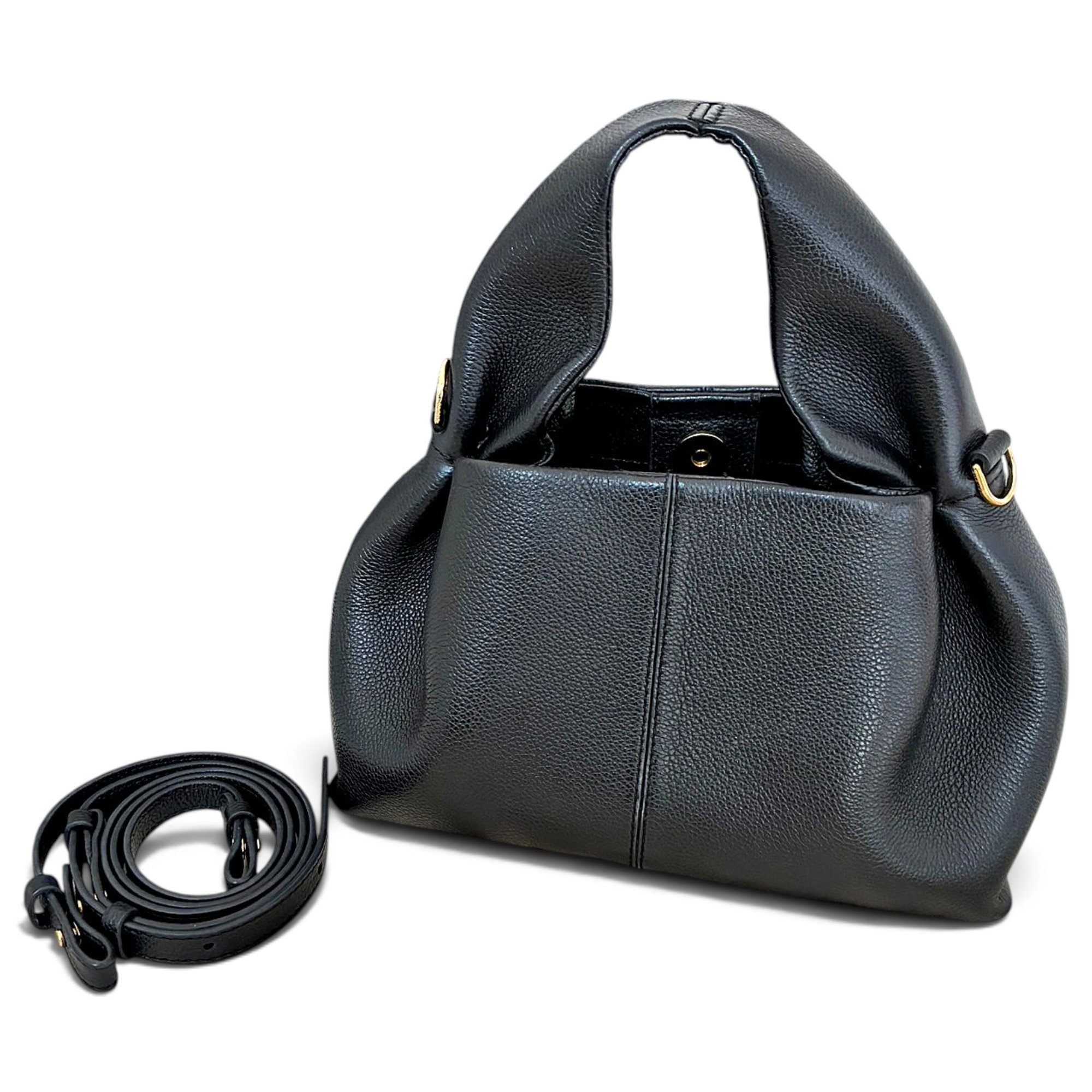Polene Numéro Neuf leather handbag