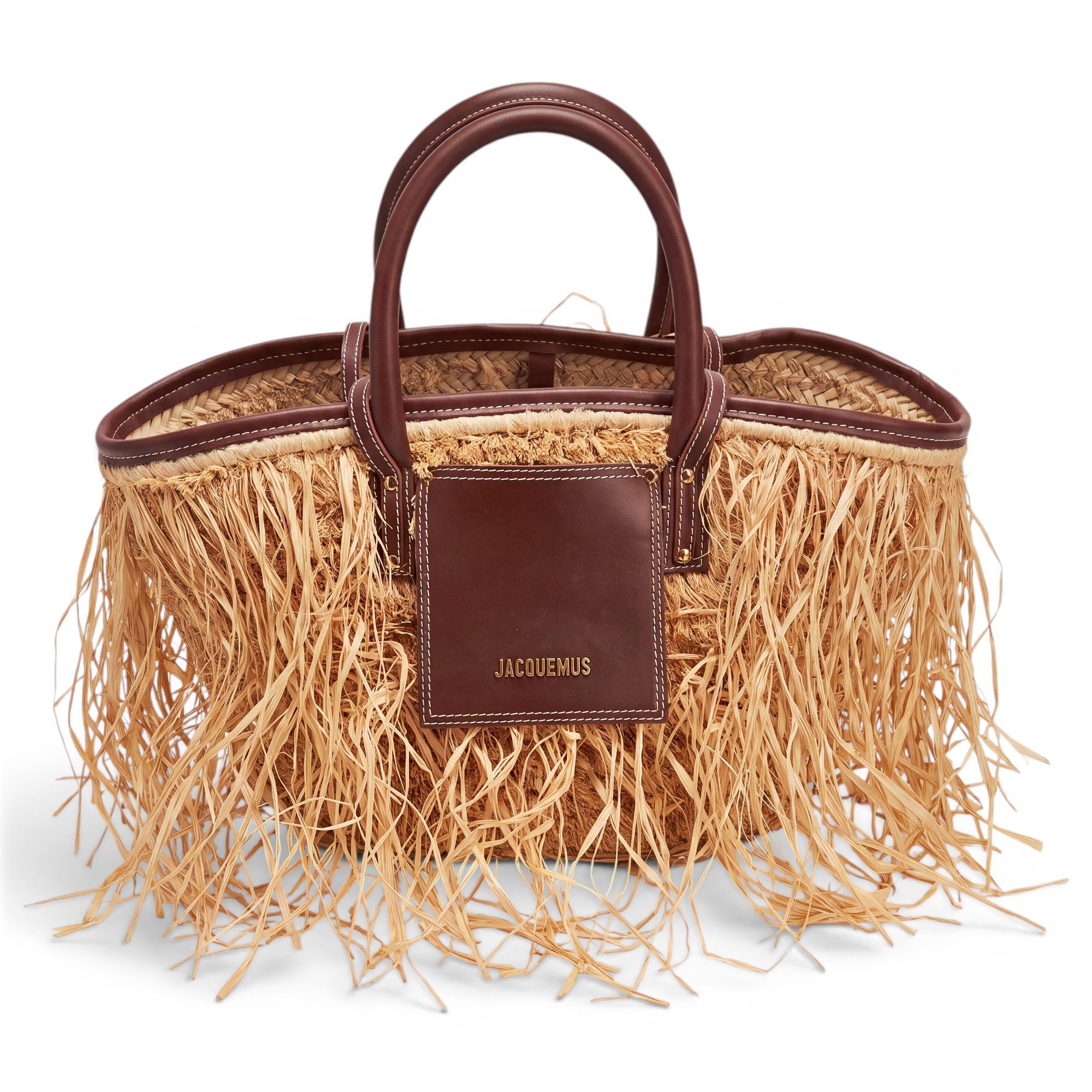 Le Grand Panier leather tote