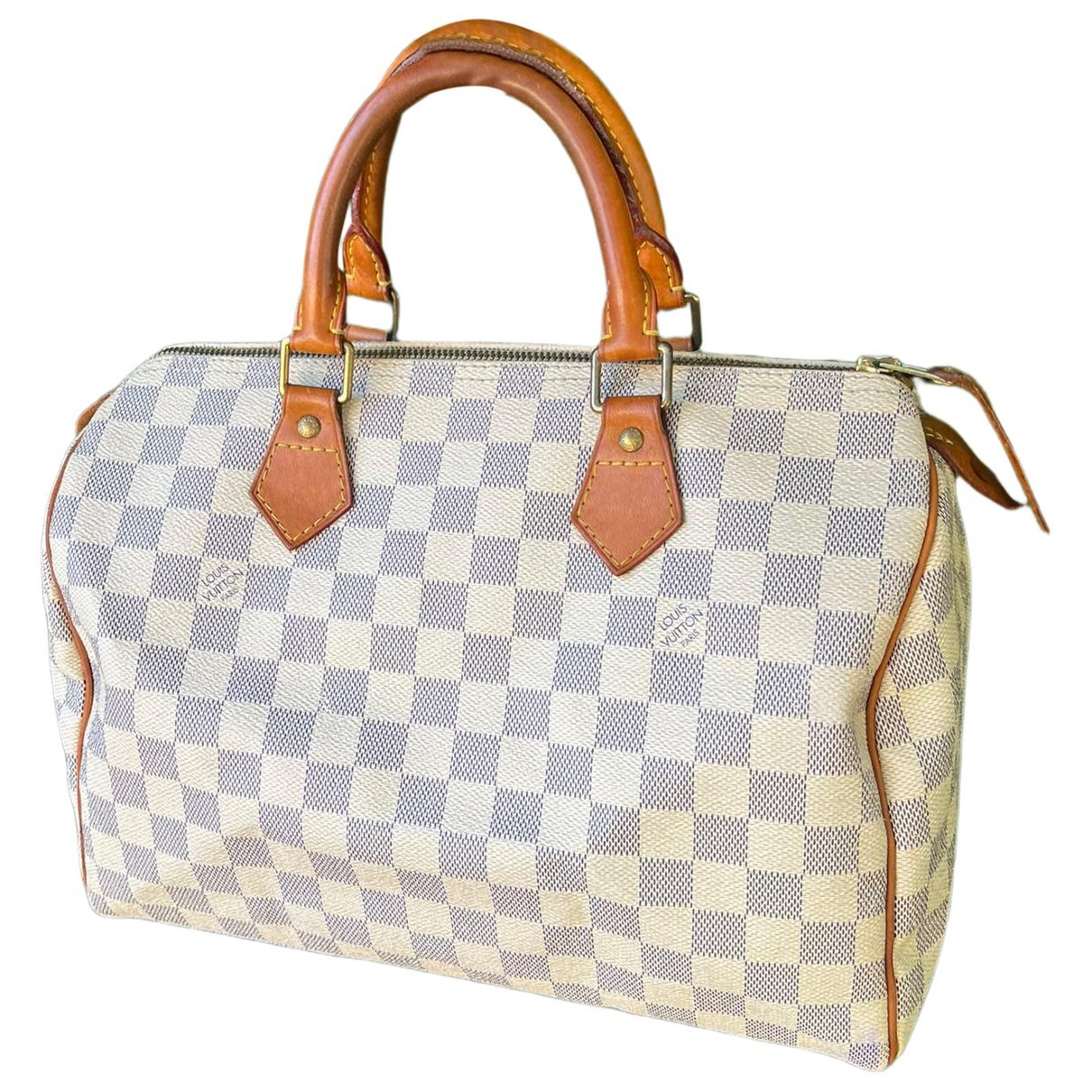 Speedy leather handbag