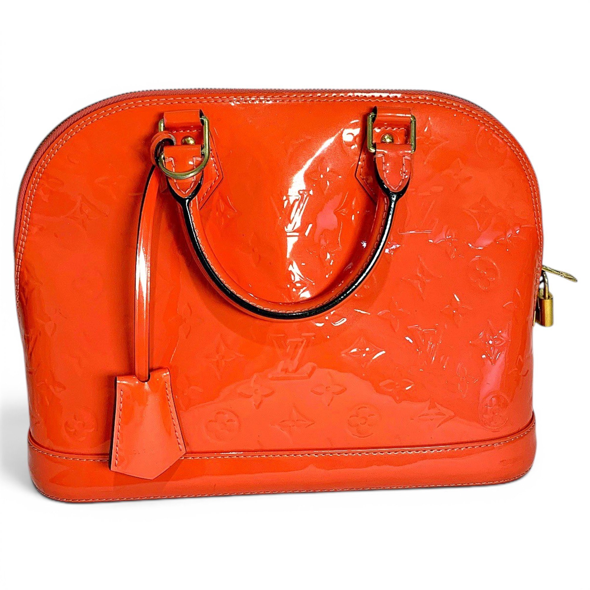 Alma patent leather handbag