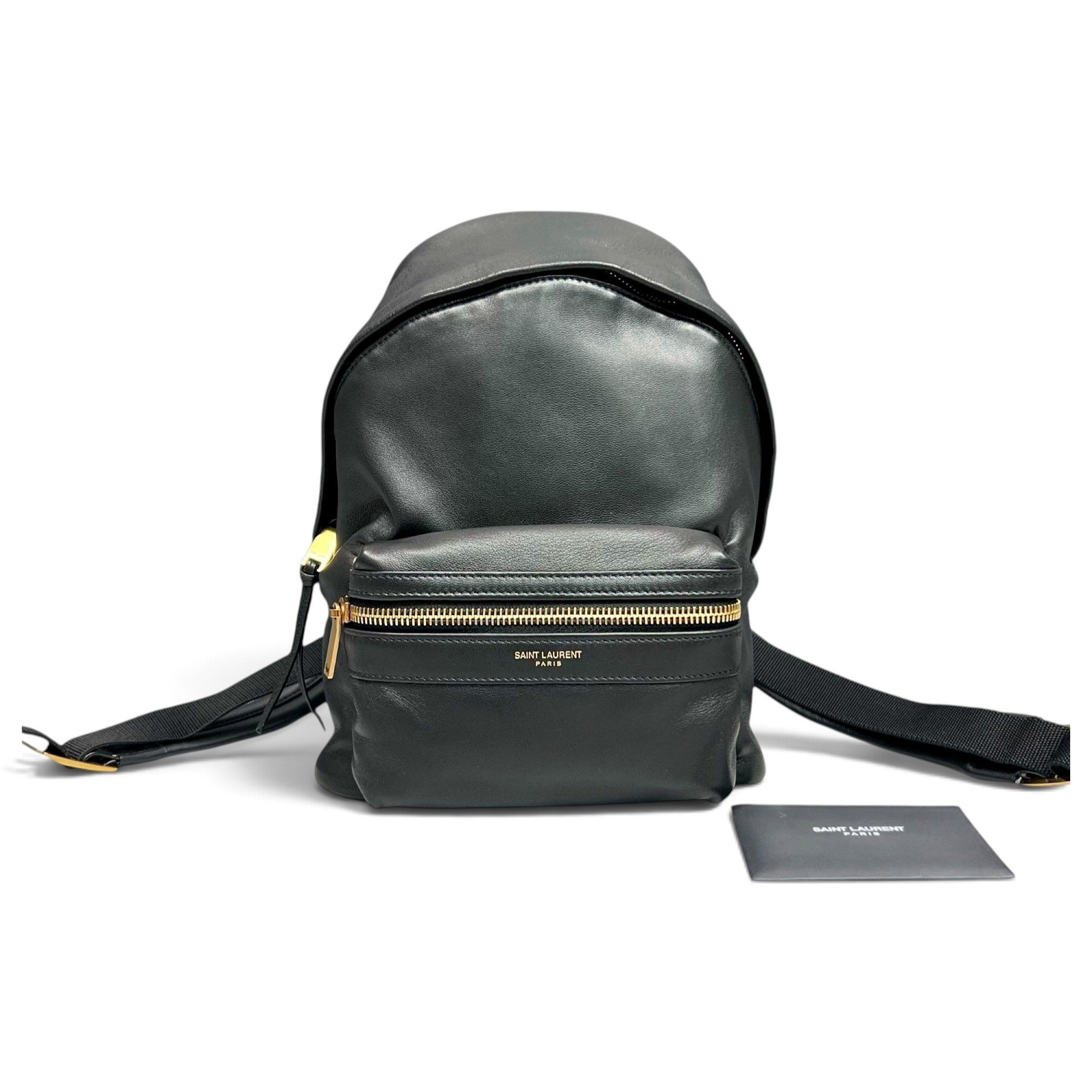 Leather backpack