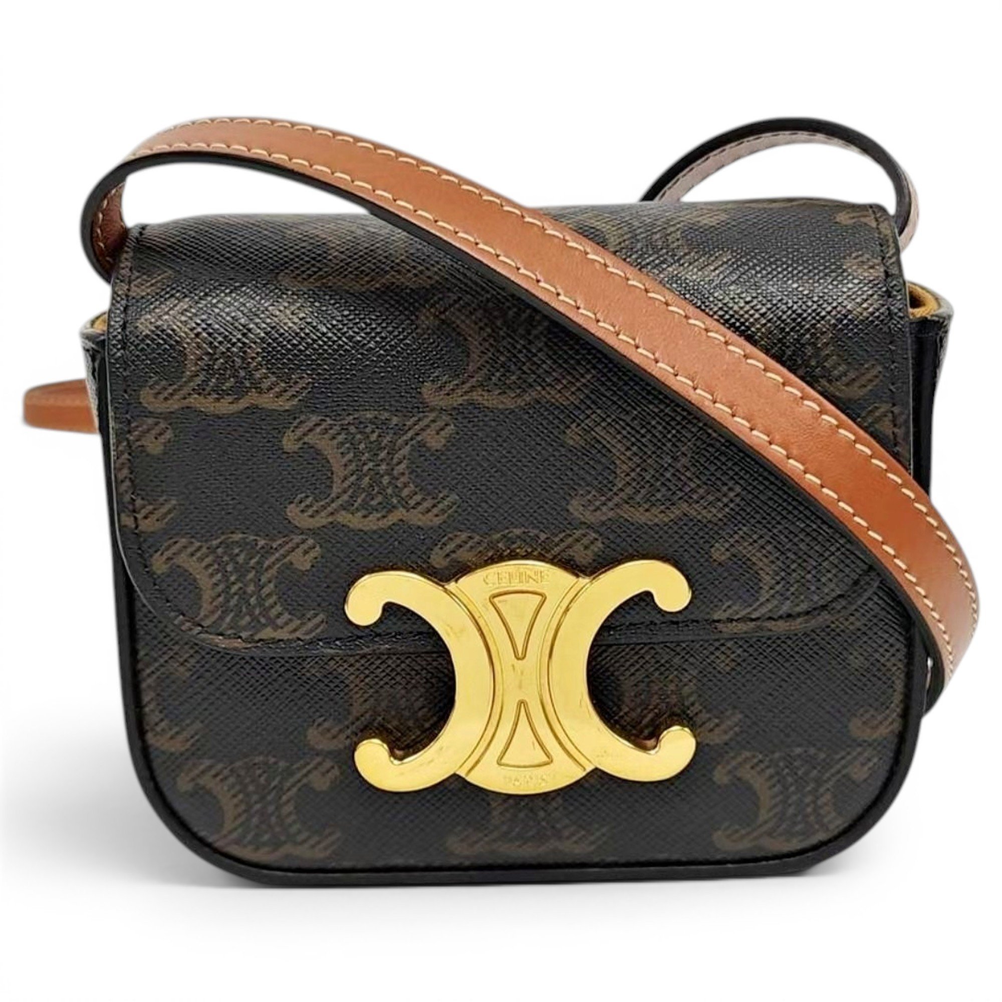 Triomphe cloth mini bag