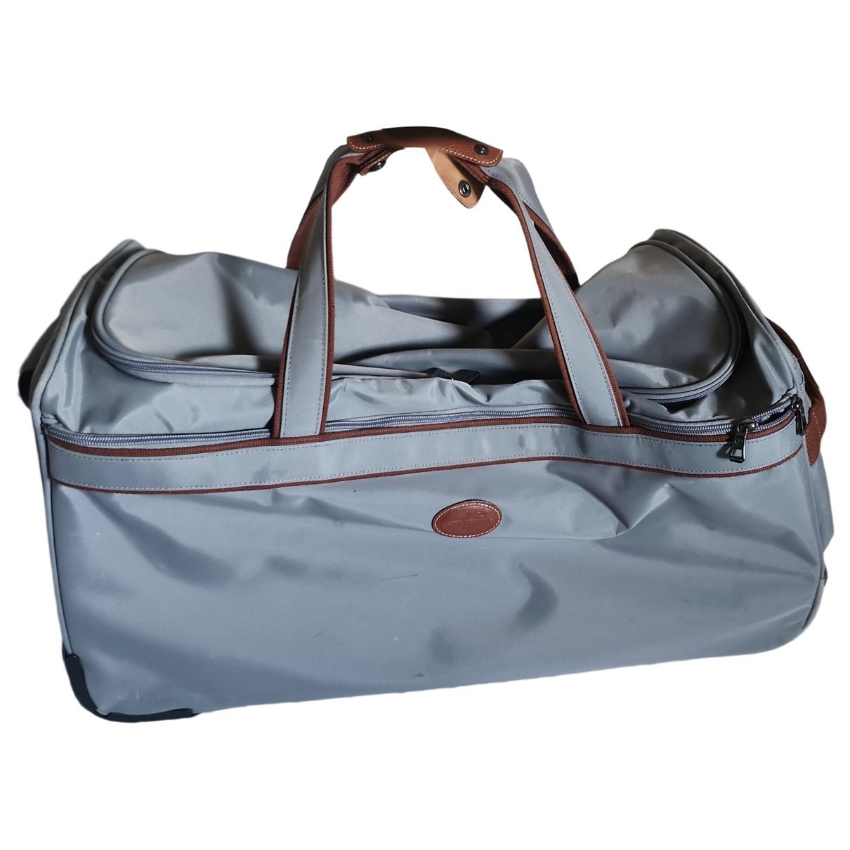 Leather travel bag