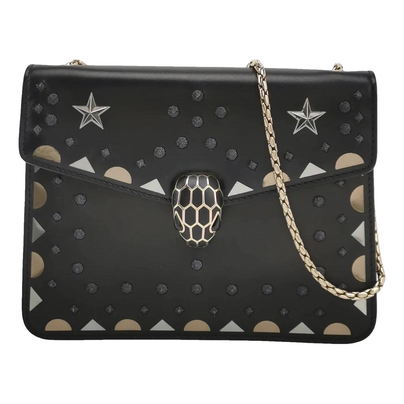 Serpenti leather handbag
