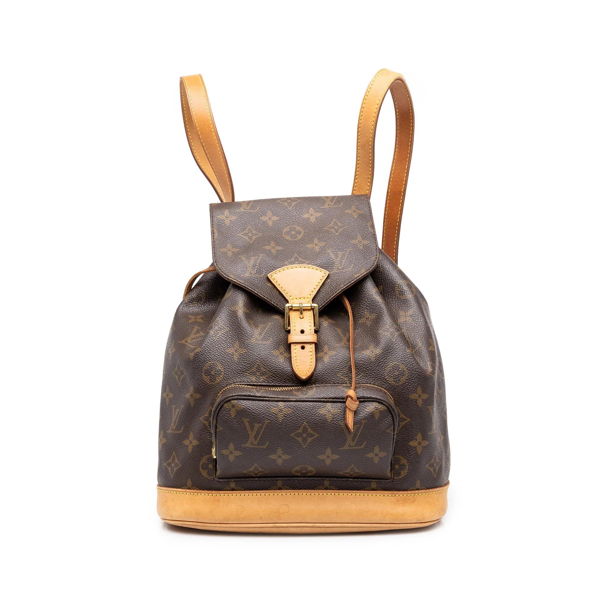Montsouris leather backpack