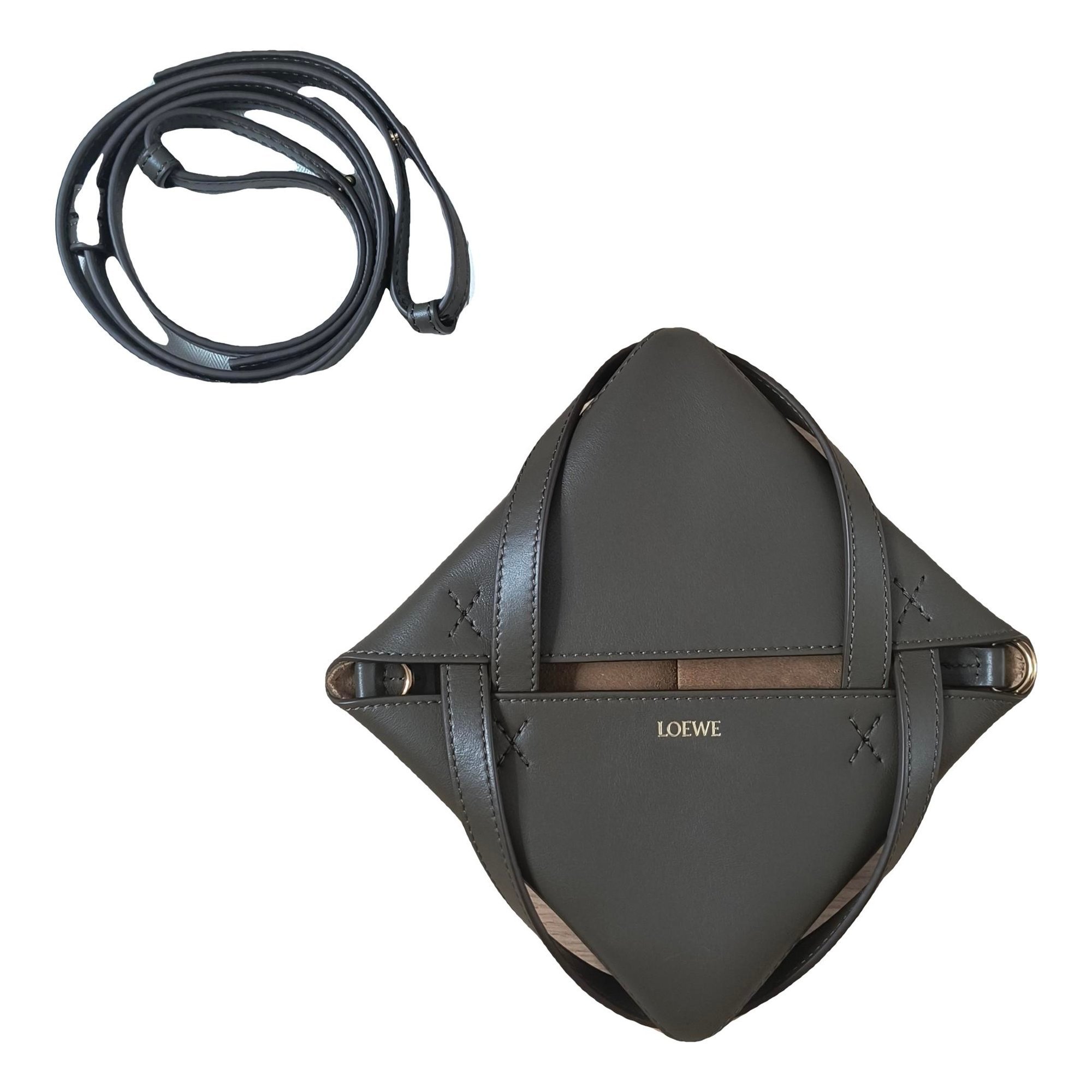 Puzzle Fold leather handbag