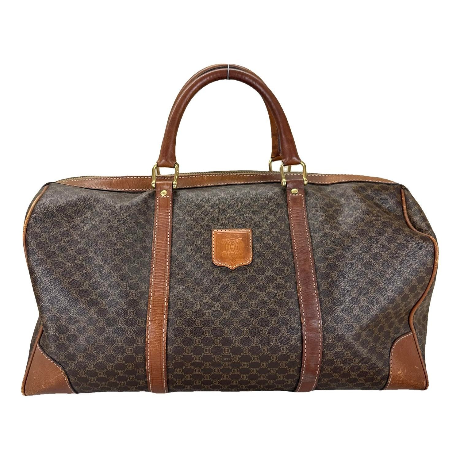 Leather bowling bag