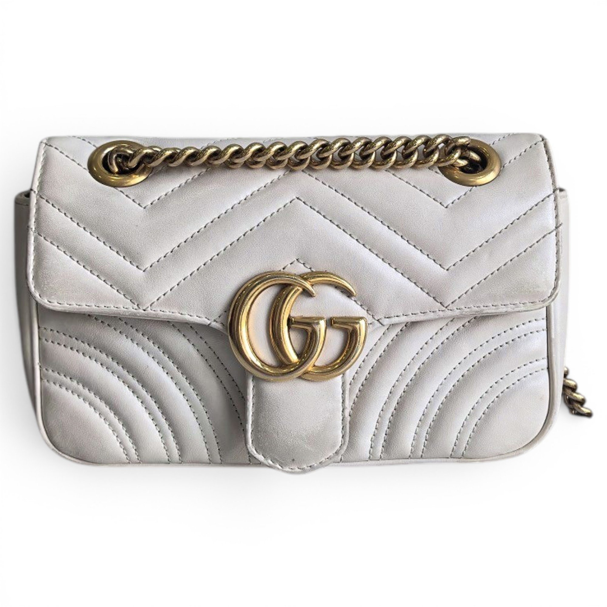 GG Marmont Flap leather handbag